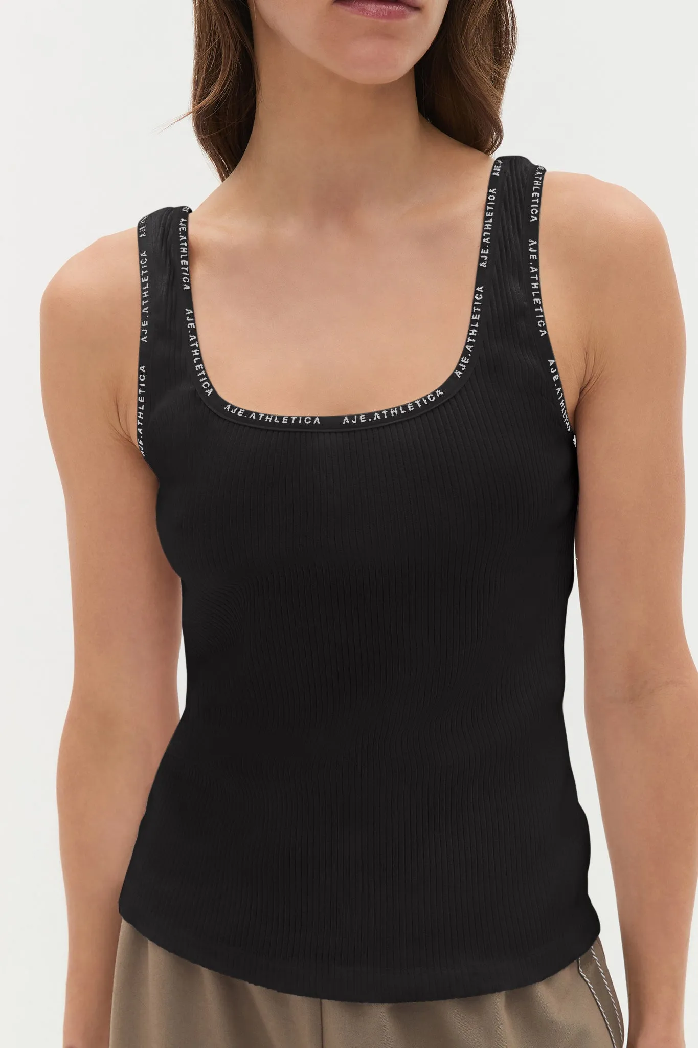 Square Neck Logo Tank 136 sold by Aje product image thumbnail 3