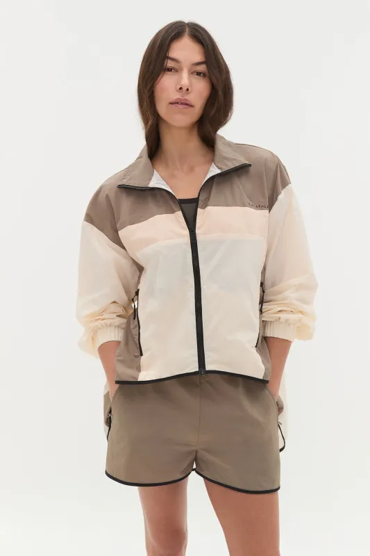 Colourblock Spray Jacket 784 sold by Aje