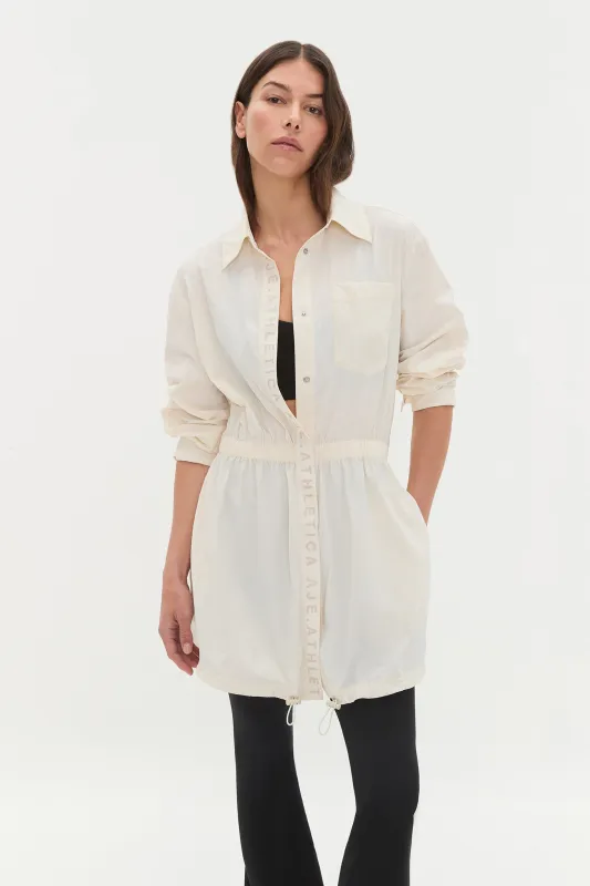 Cinched Spray Shirt Dress 824 sold by Aje