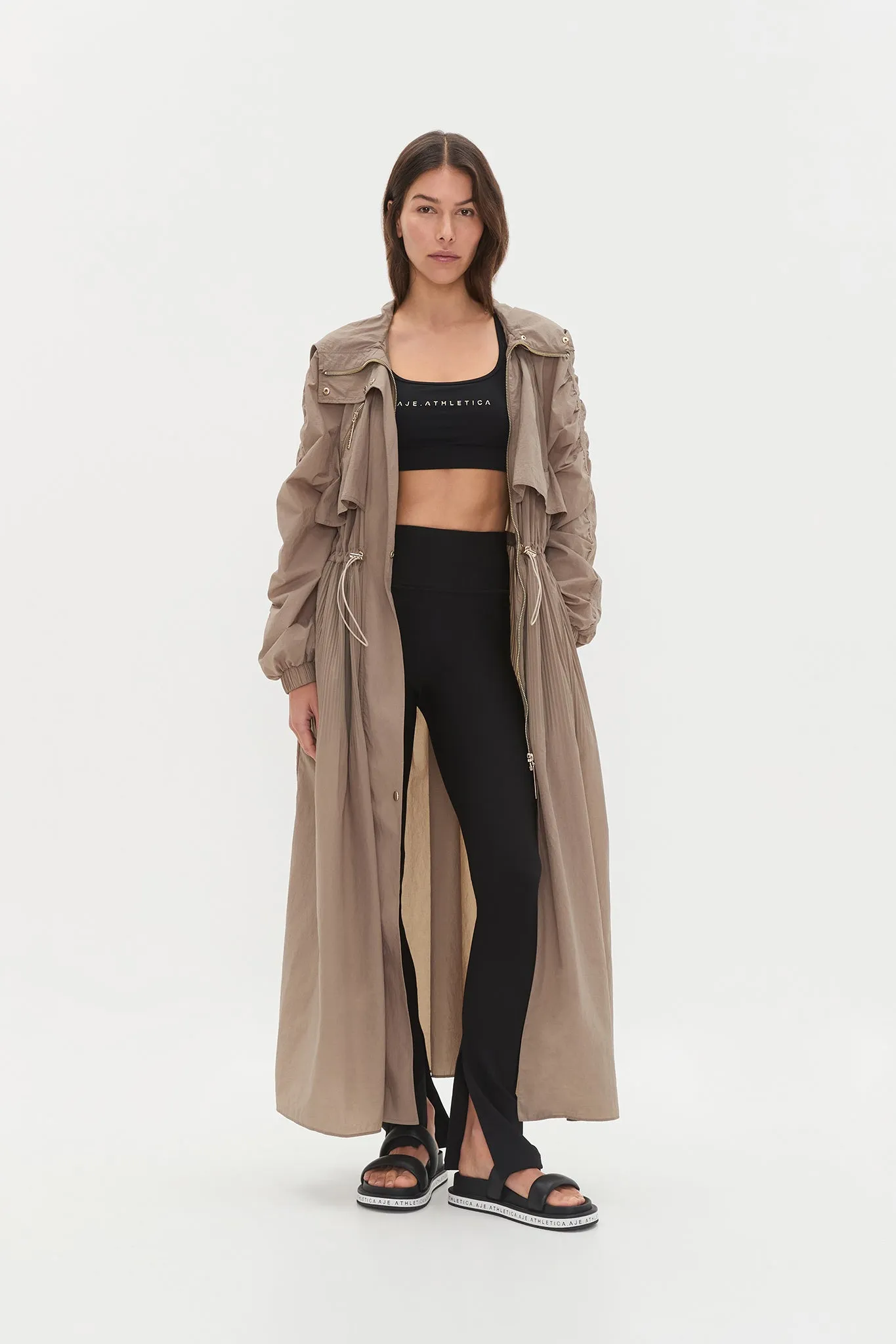 Longline Pleated Trench 703 sold by Aje product image thumbnail 3