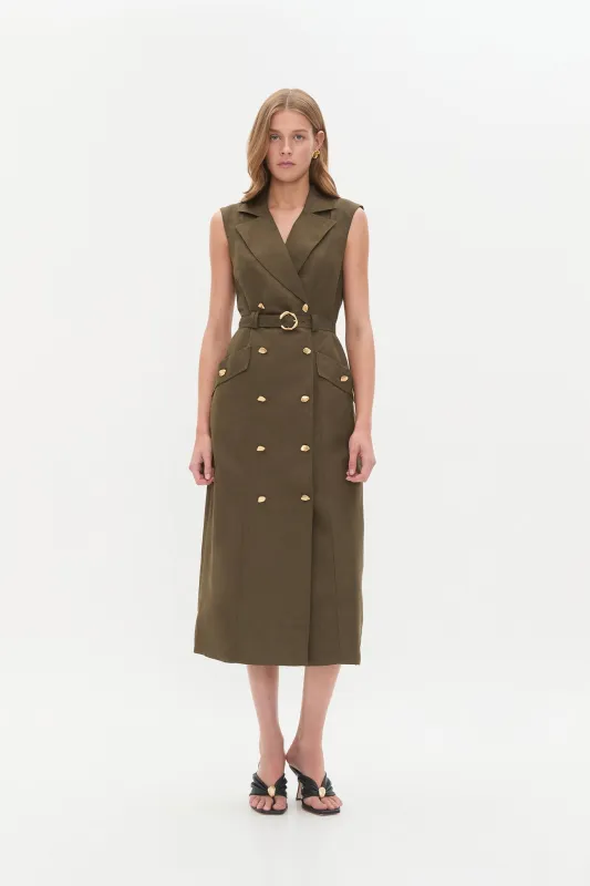 Blake Utility Midi Dress sold by Aje
