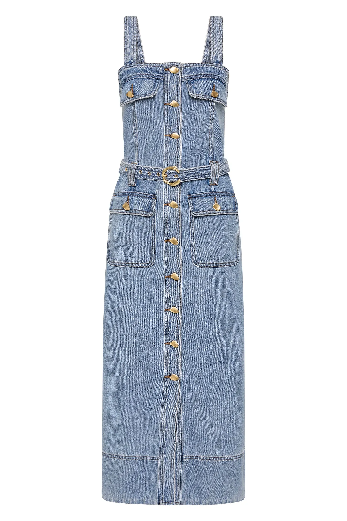 Holland Denim Midi Dress sold by Aje product image thumbnail 2
