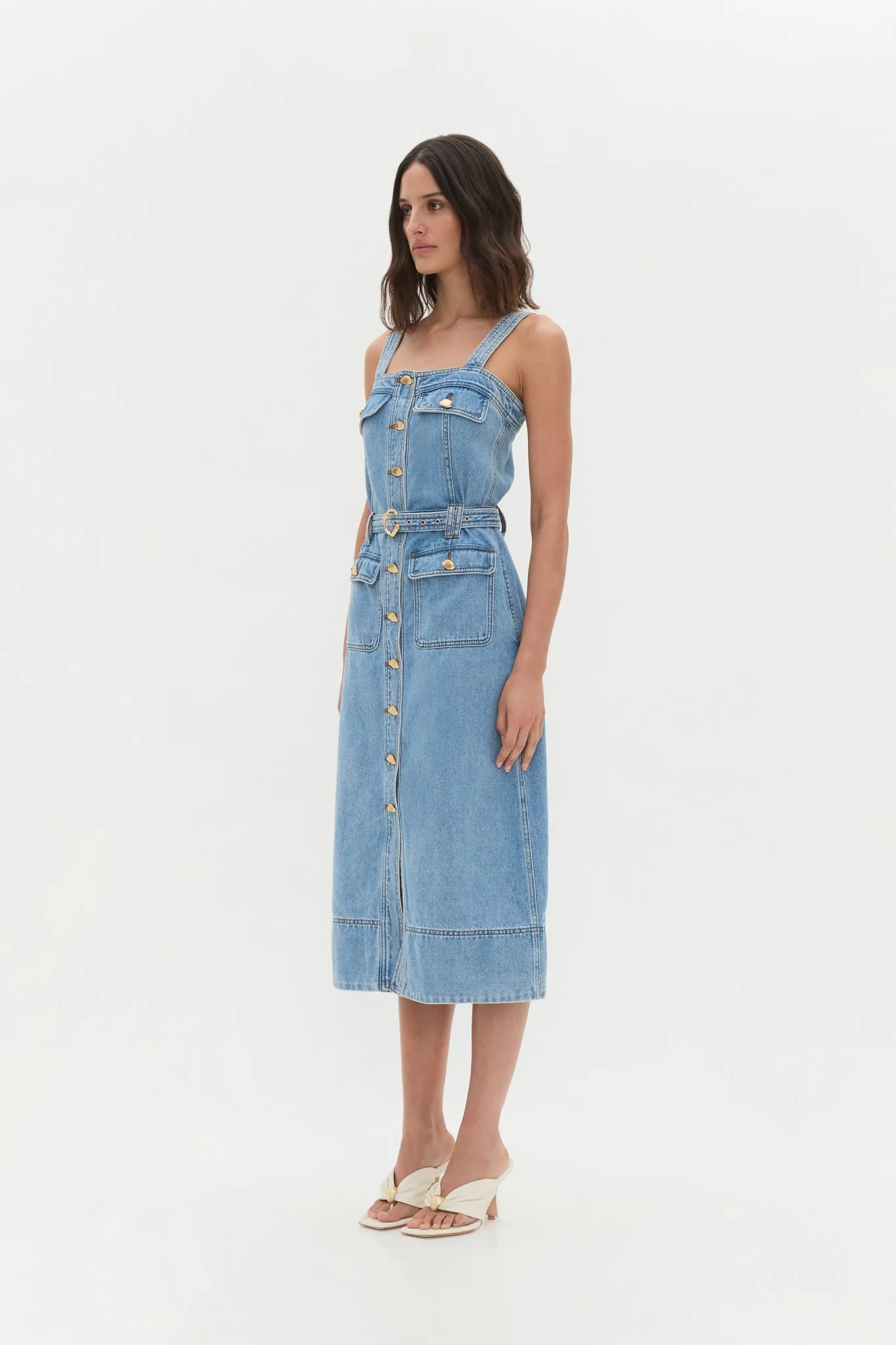 Holland Denim Midi Dress sold by Aje product image thumbnail 5