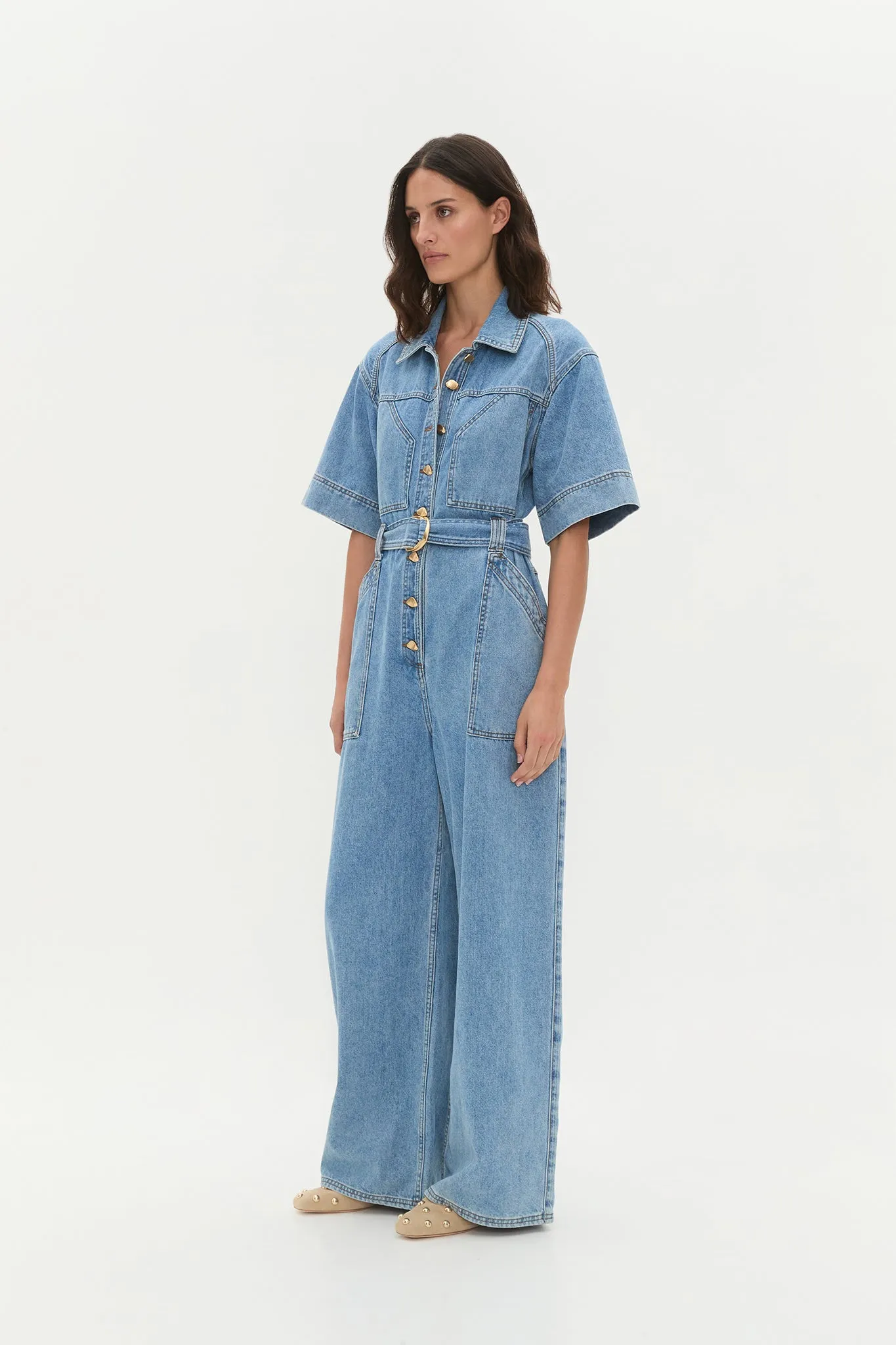 Lane Denim Jumpsuit sold by Aje product image thumbnail 3