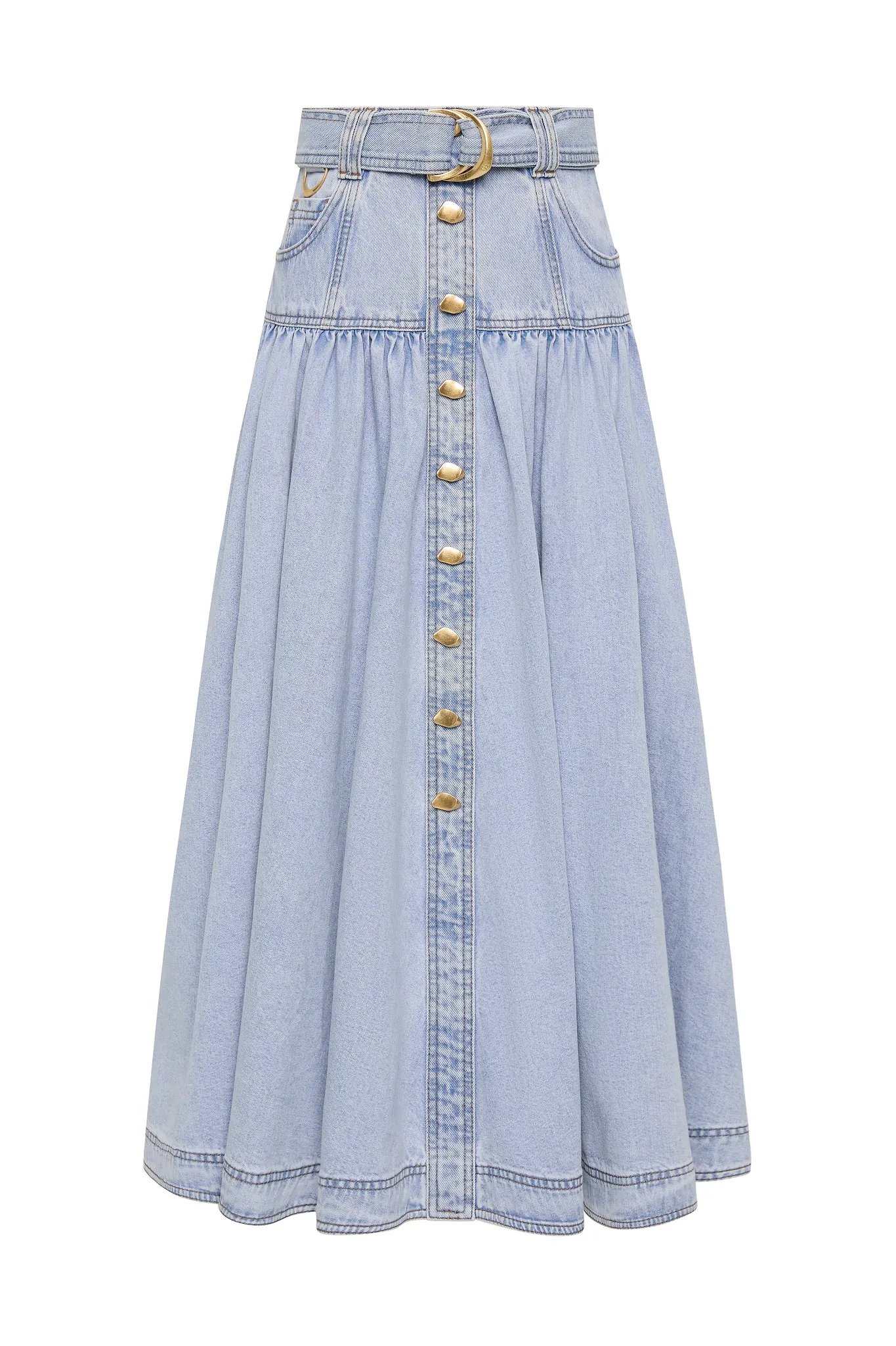 Elena Denim Midi Skirt sold by Aje product image thumbnail 2