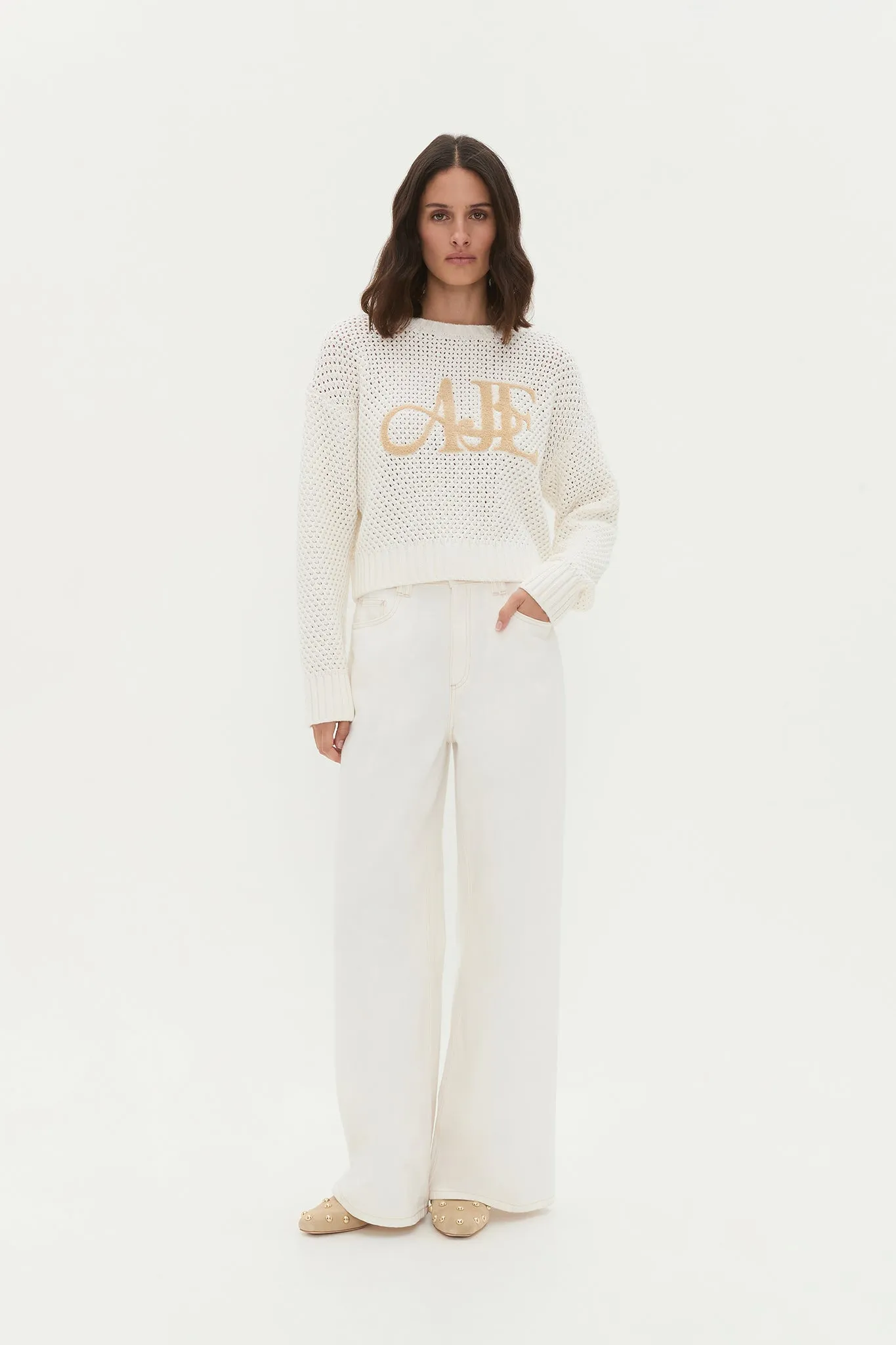 Rylan Extra Wide Leg Jean sold by Aje