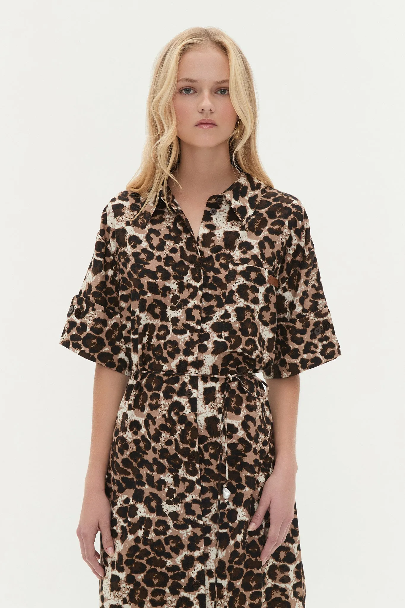 Callie Midi Shirt Dress sold by Aje product image thumbnail 3