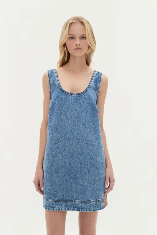 Blues Denim Mini Dress sold by Aje