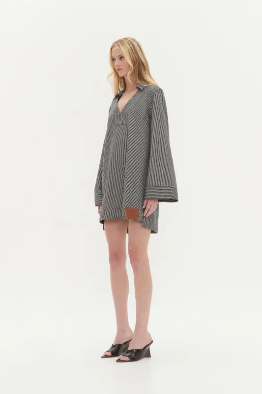 Josette Denim Tunic Dress made by Aje