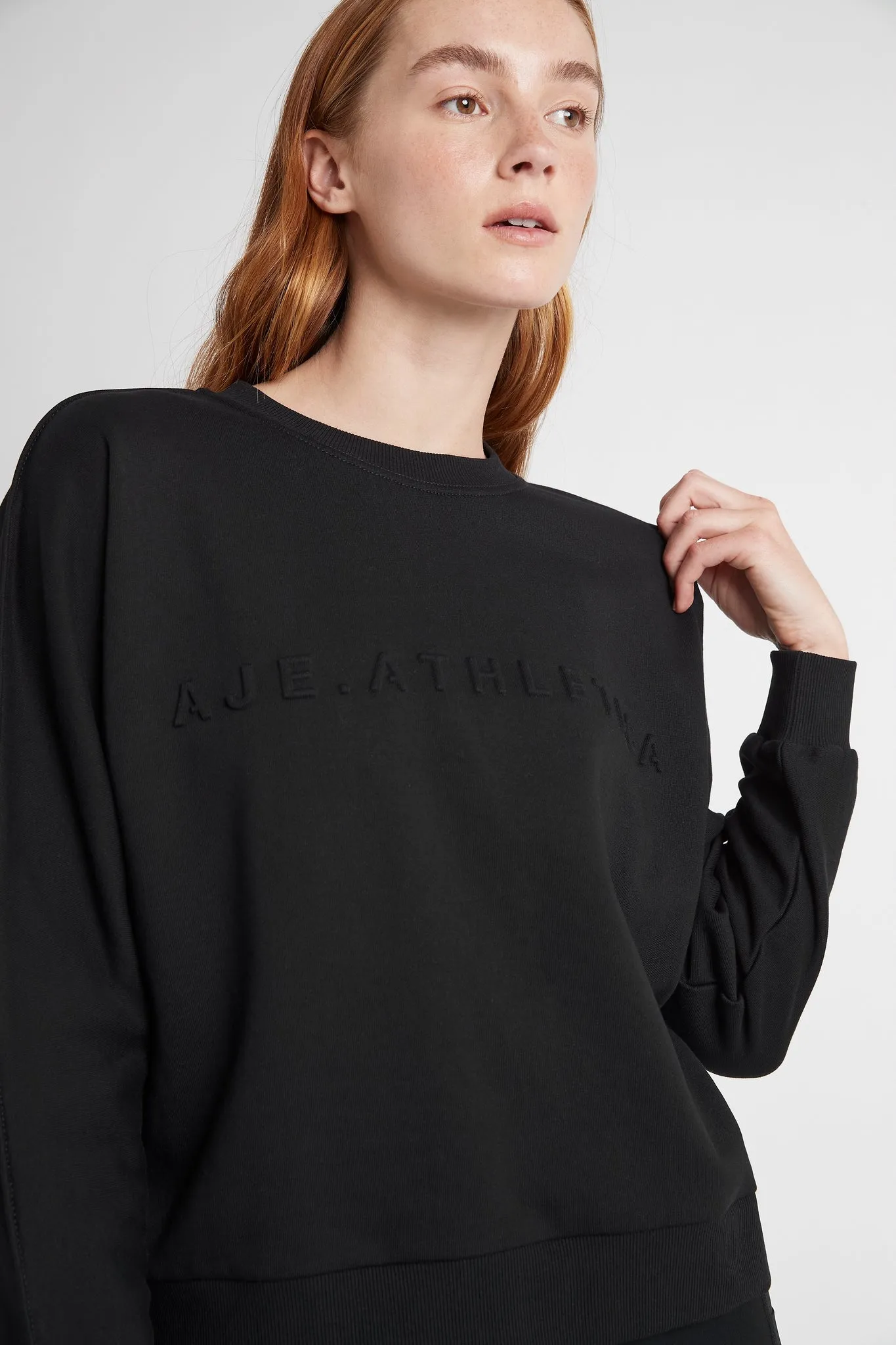 Signature Embossed Logo Crew Jumper 401 sold by Aje product image thumbnail 4