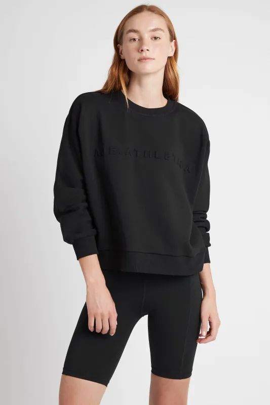 Signature Embossed Logo Crew Jumper 401 sold by Aje