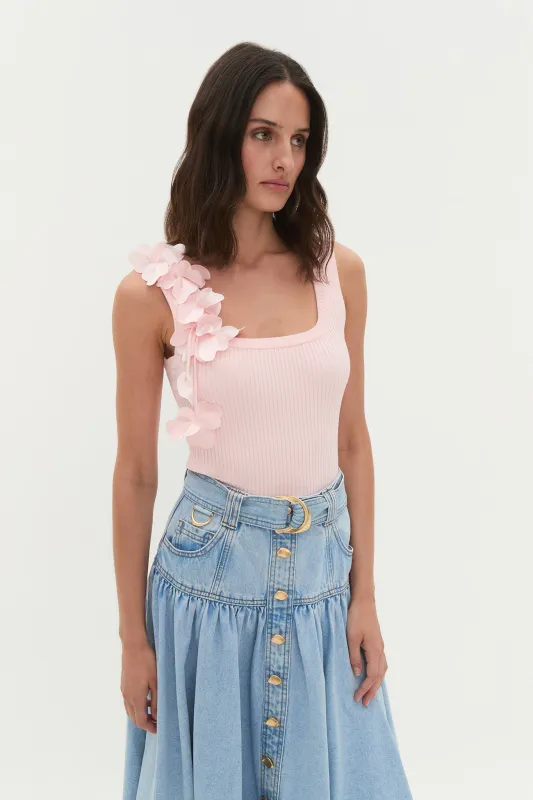 Camille Flower Tank sold by Aje
