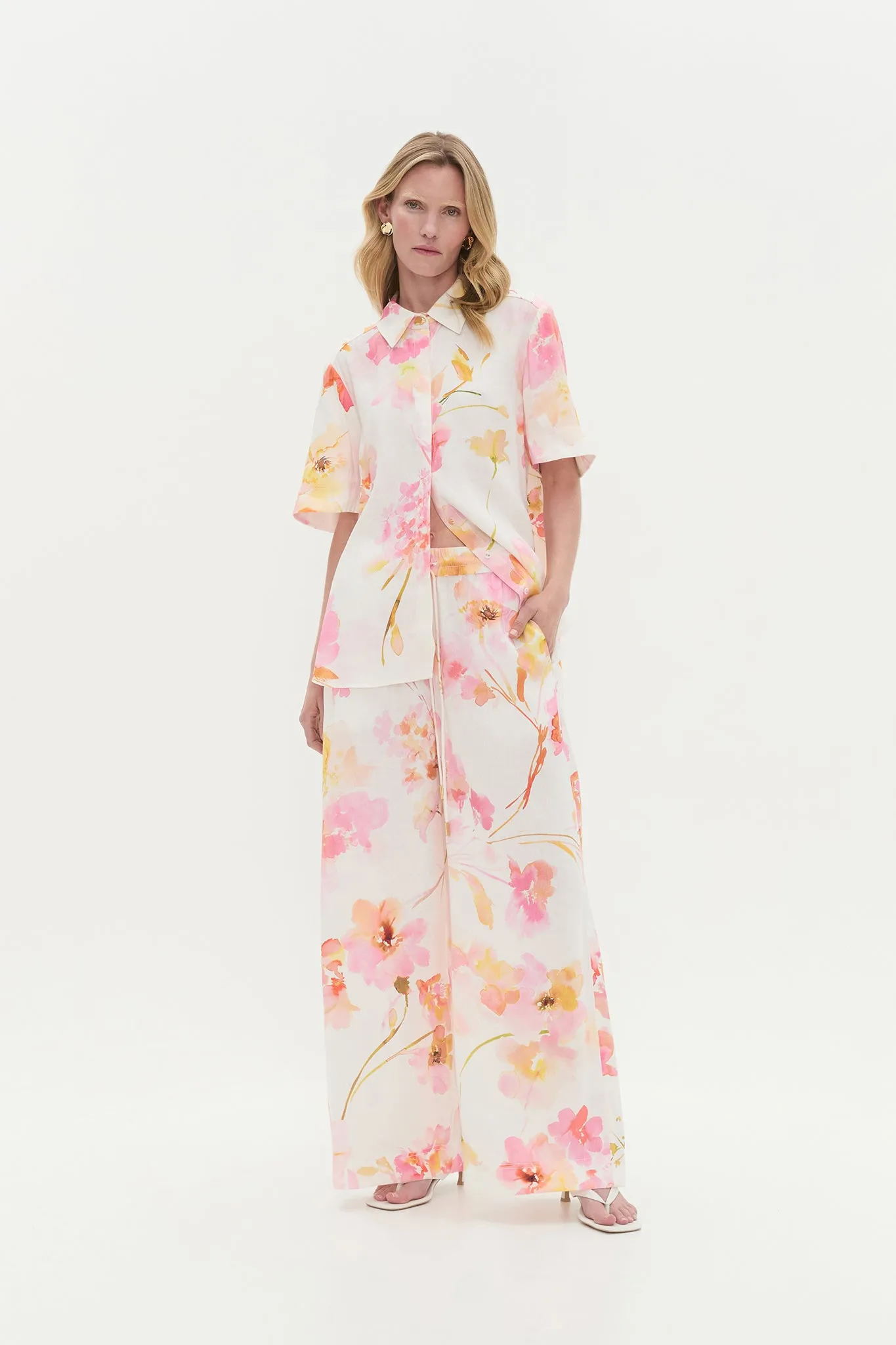 Dreamscape Pintucked Pant sold by Aje