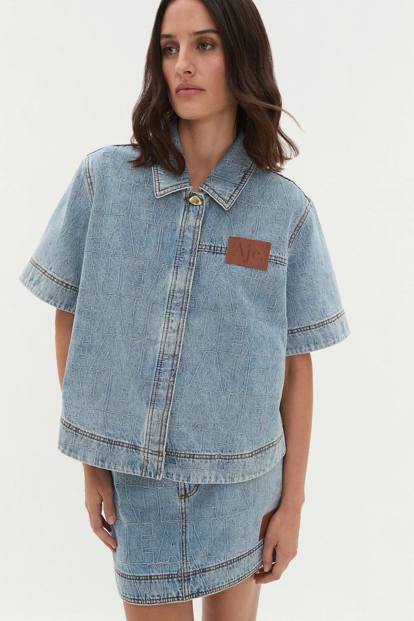 Kindle Denim Shirt sold by Aje product image thumbnail 3