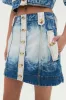 Tides Denim Mini Skirt sold by Aje
