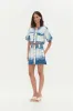 Tides Denim Mini Skirt sold by Aje