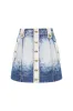 Tides Denim Mini Skirt sold by Aje