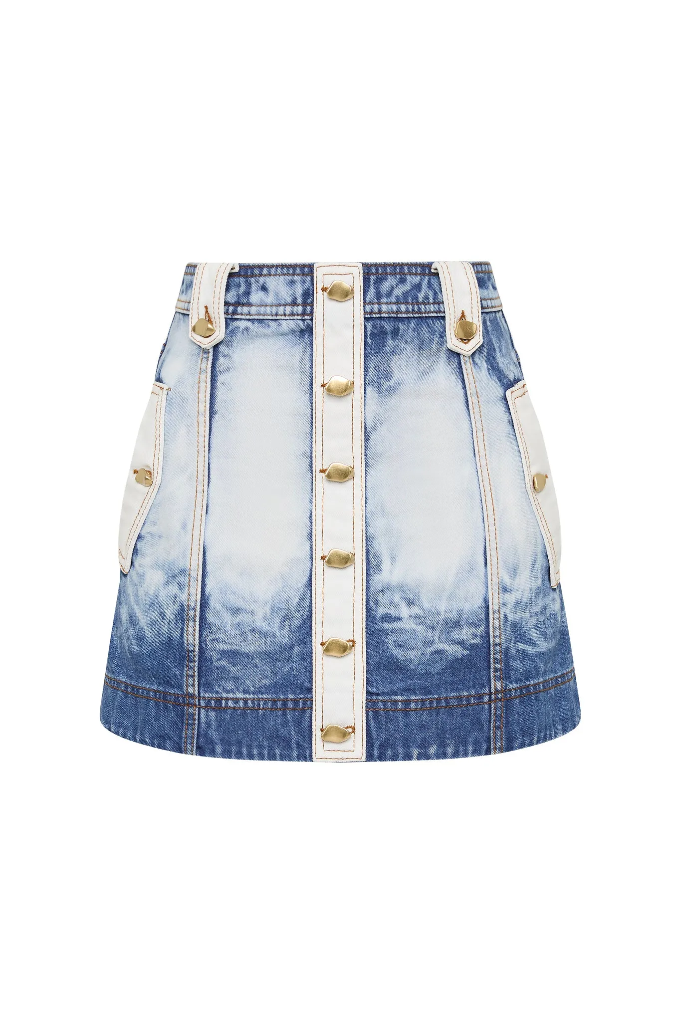 Tides Denim Mini Skirt sold by Aje product image thumbnail 2