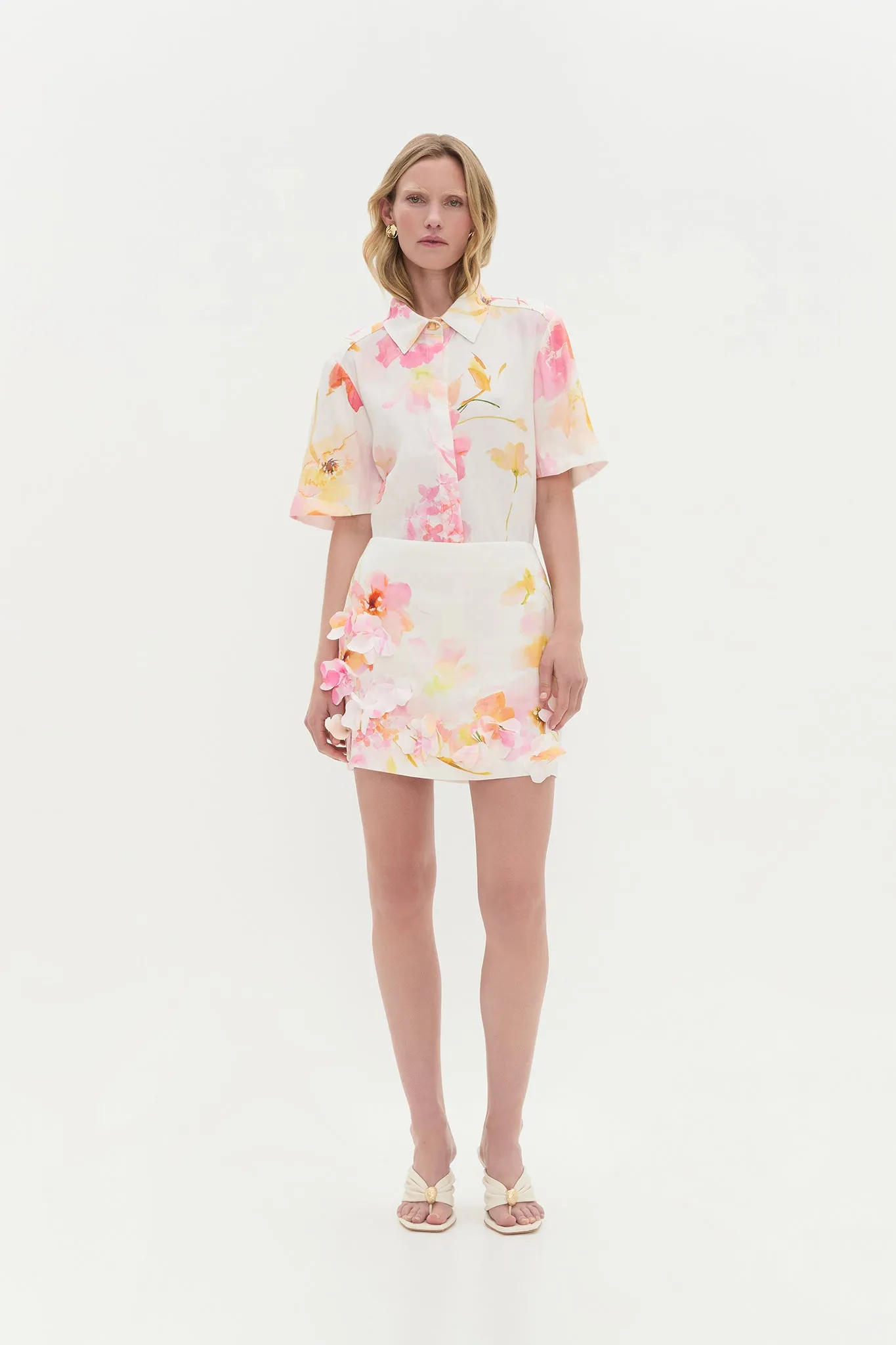 Gracie Mini Skirt sold by Aje