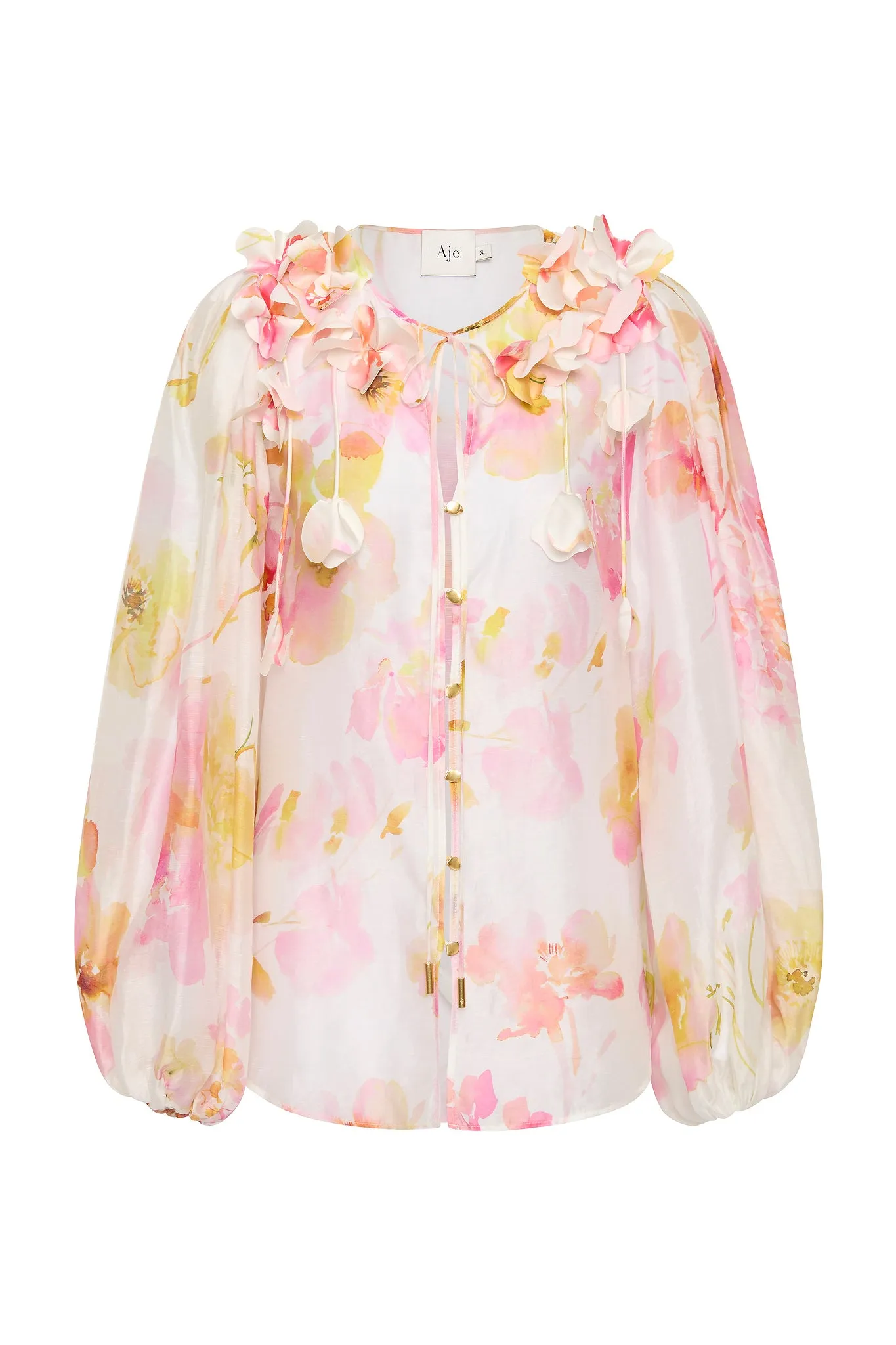 Camille Flower Blouse sold by Aje product image thumbnail 2