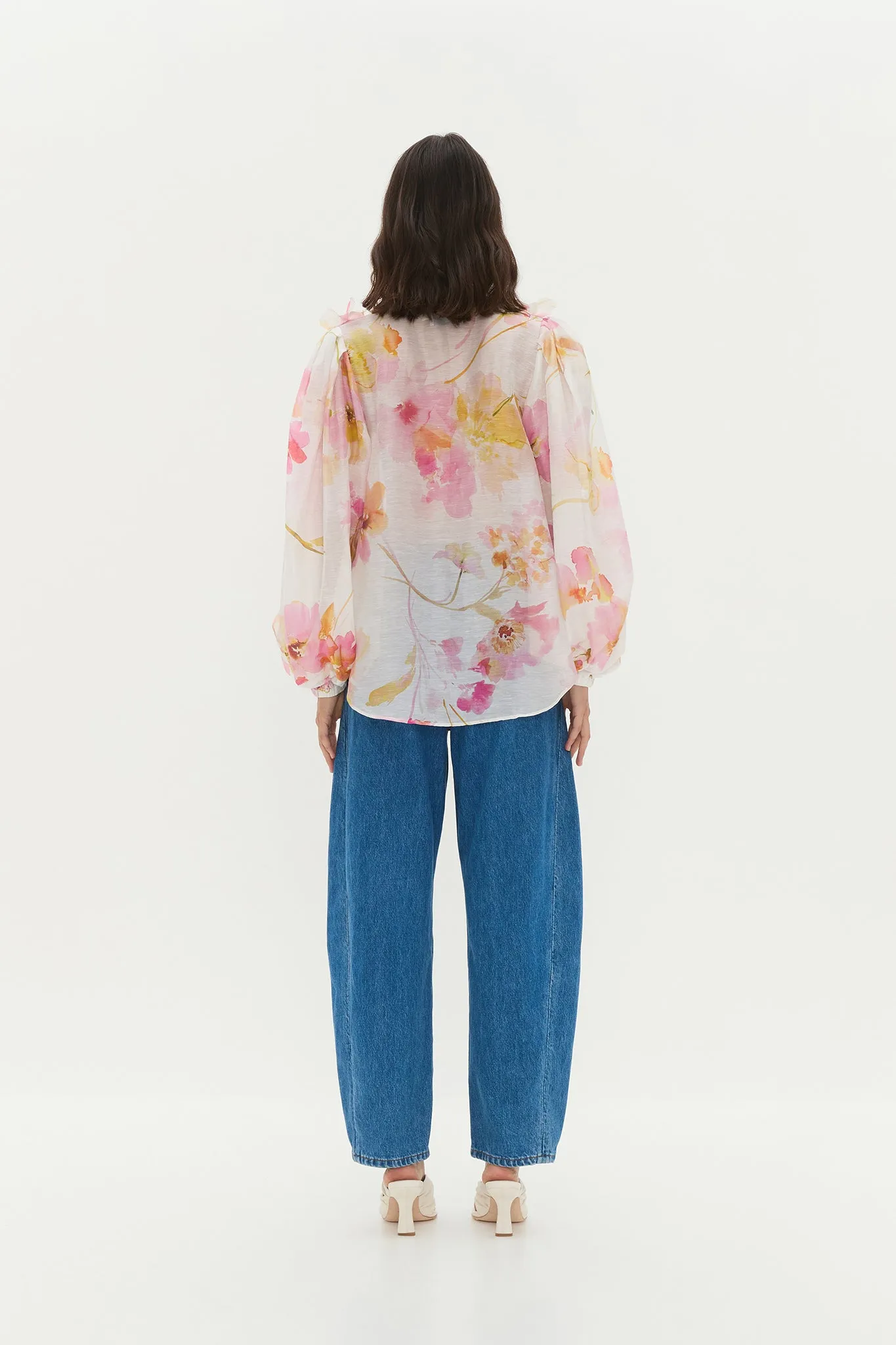 Camille Flower Blouse sold by Aje product image thumbnail 5