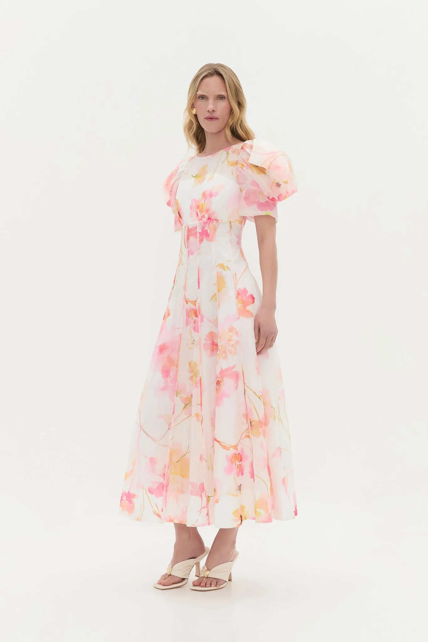 Clementine Midi Dress sold by Aje product image thumbnail 4