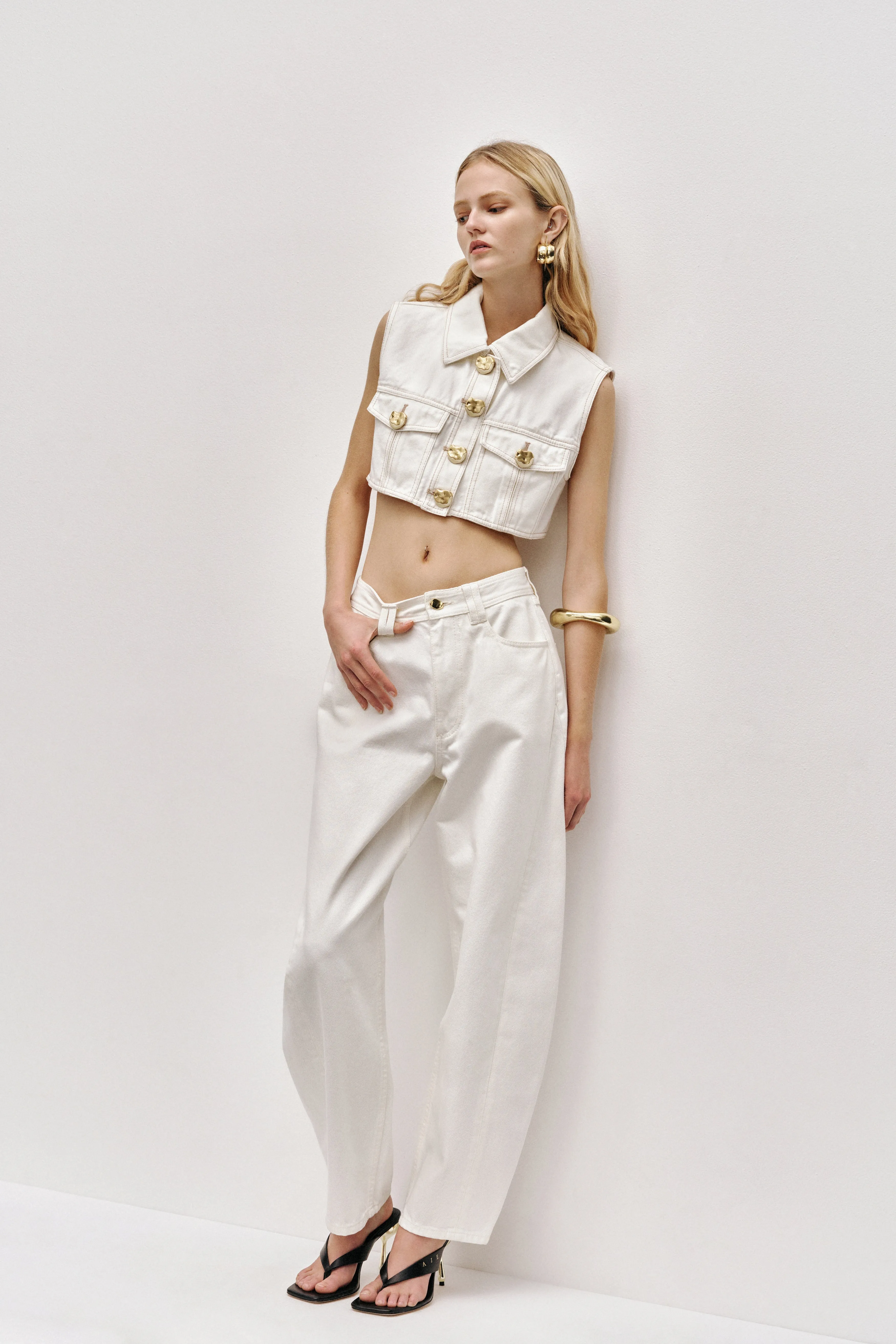 Stevie Barrel Ankle Jean sold by Aje product image thumbnail 4