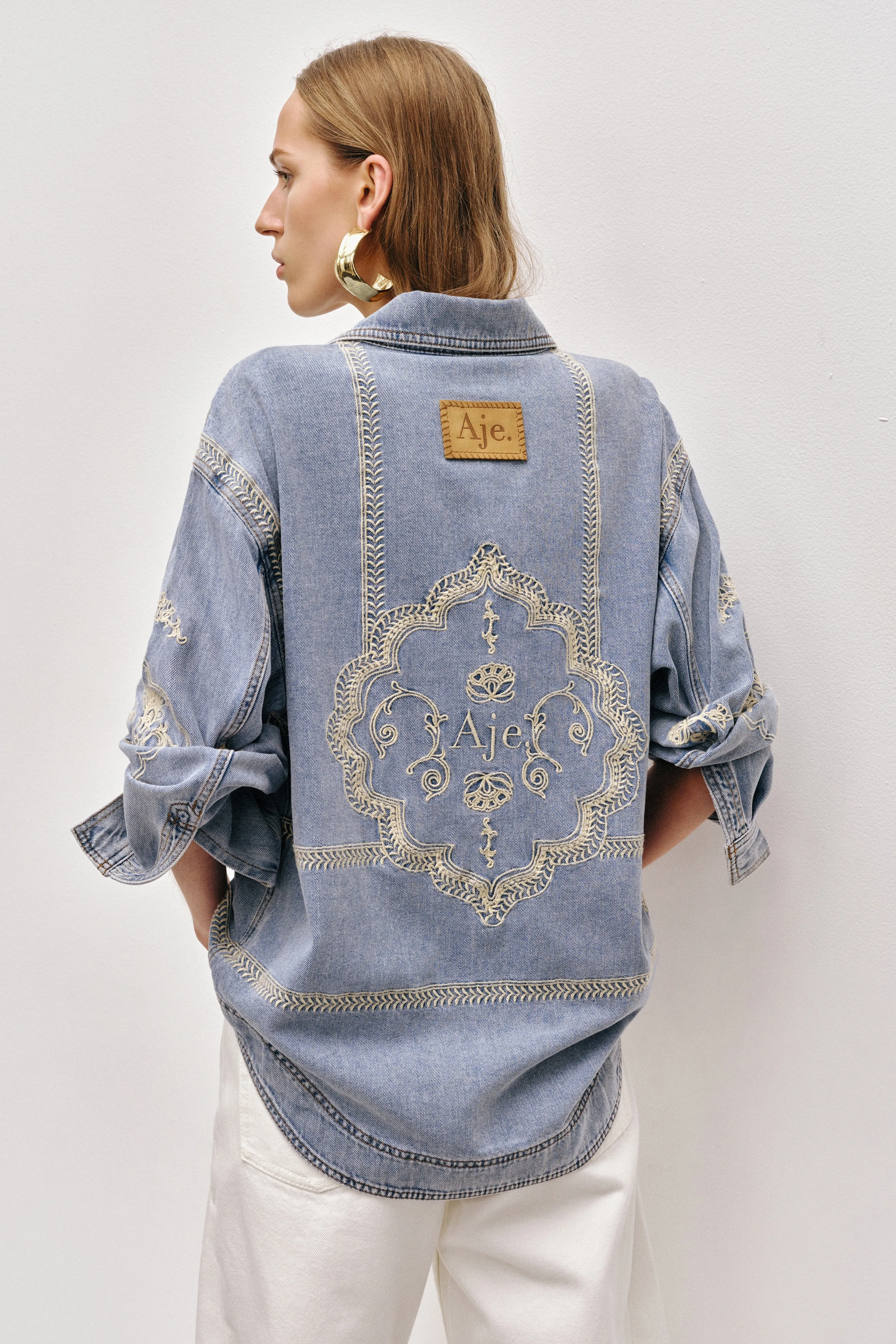 Lotus Denim Shirt sold by Aje product image thumbnail 5