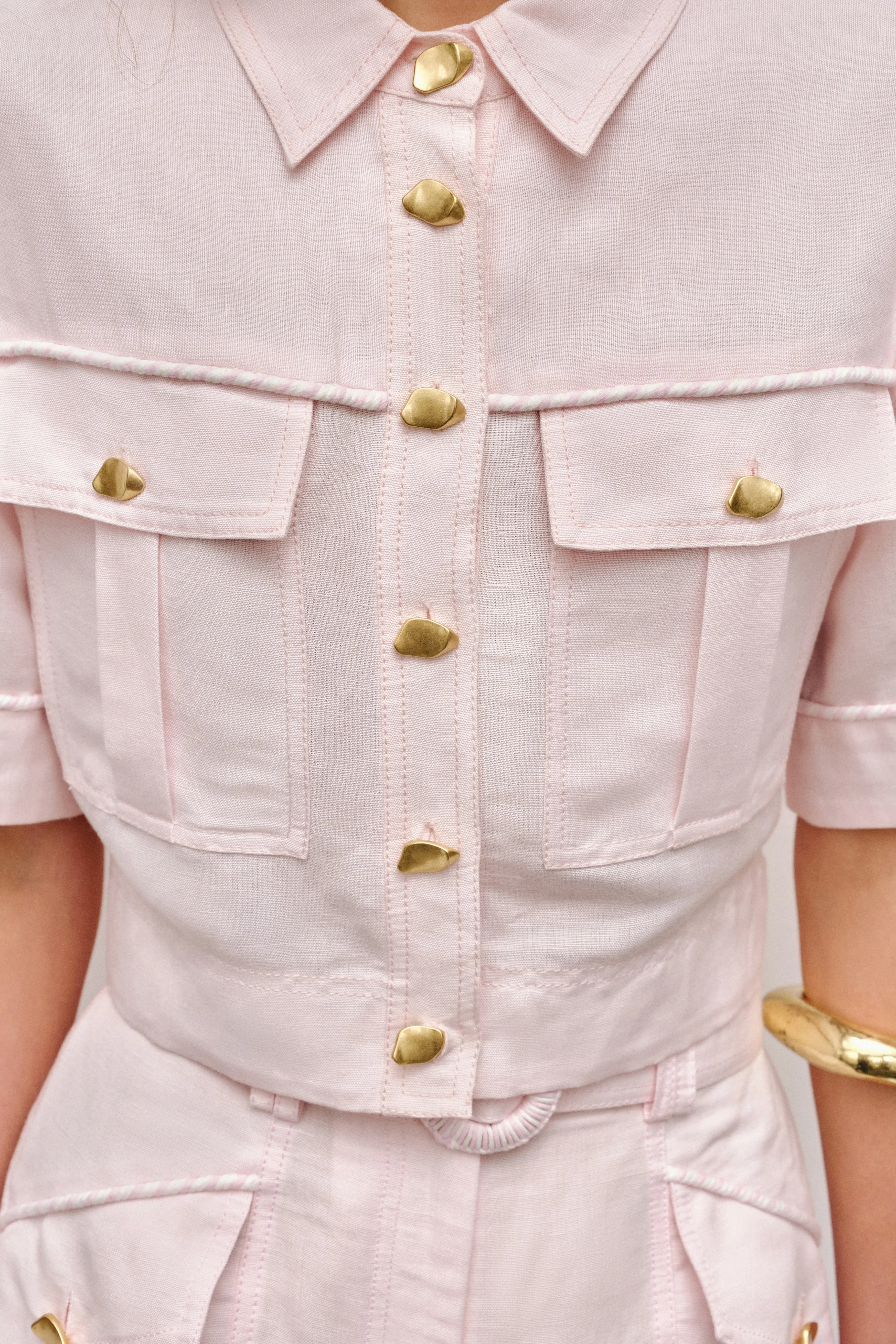 Auden Crop Shirt sold by Aje product image thumbnail 4