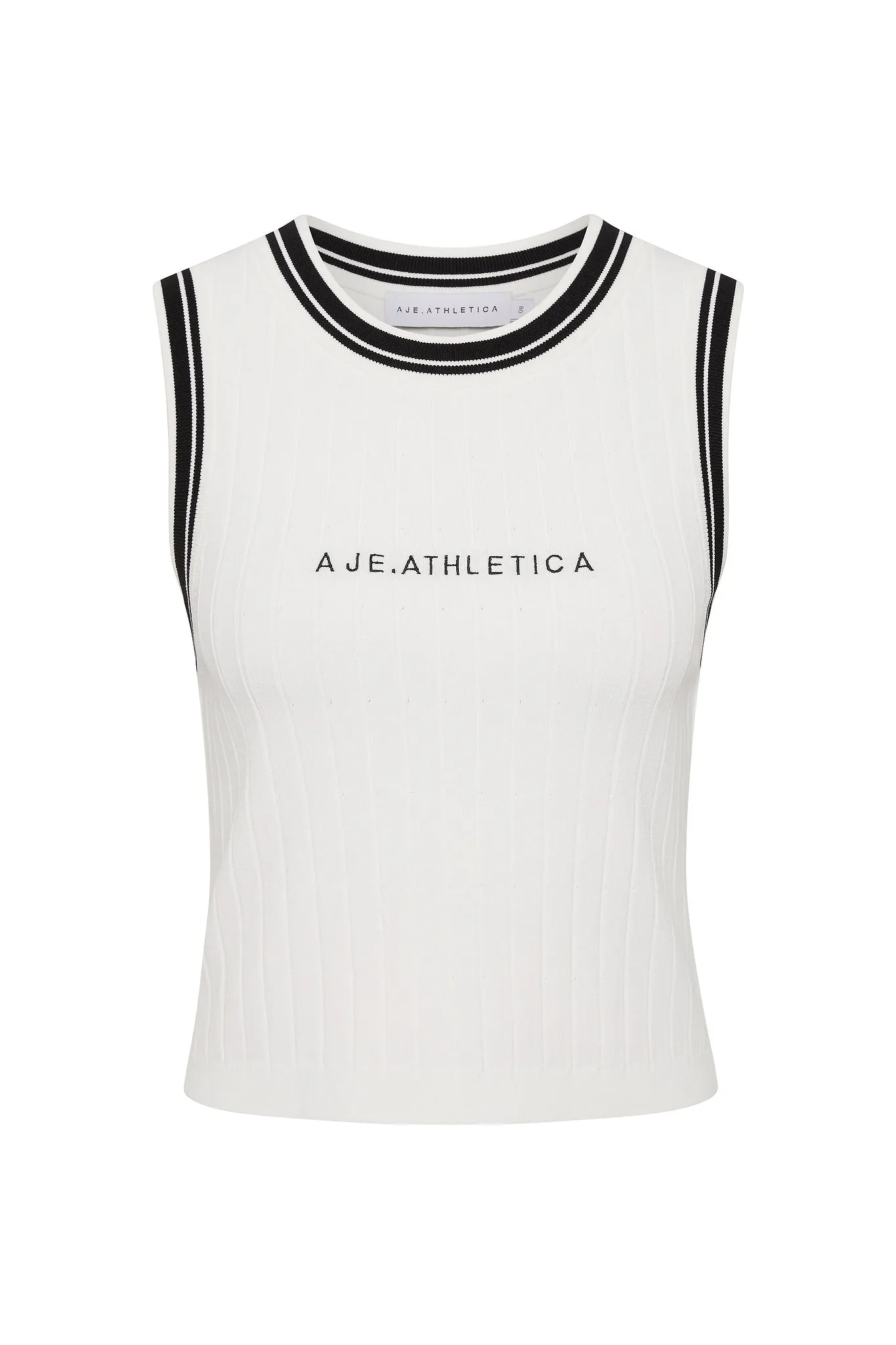 Contrast Rib Knit Tank 135 sold by Aje product image thumbnail 2