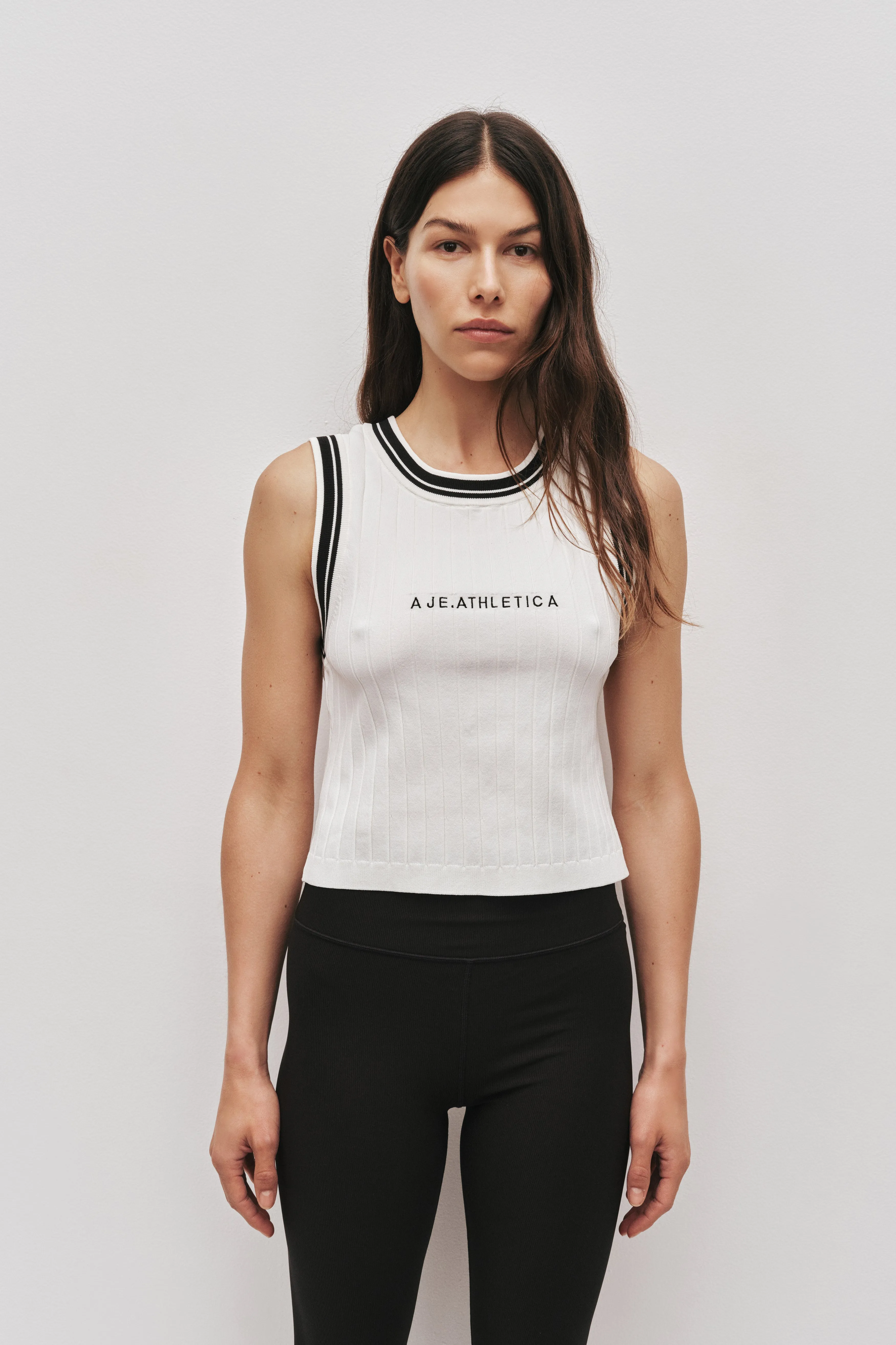 Contrast Rib Knit Tank 135 sold by Aje product image thumbnail 3