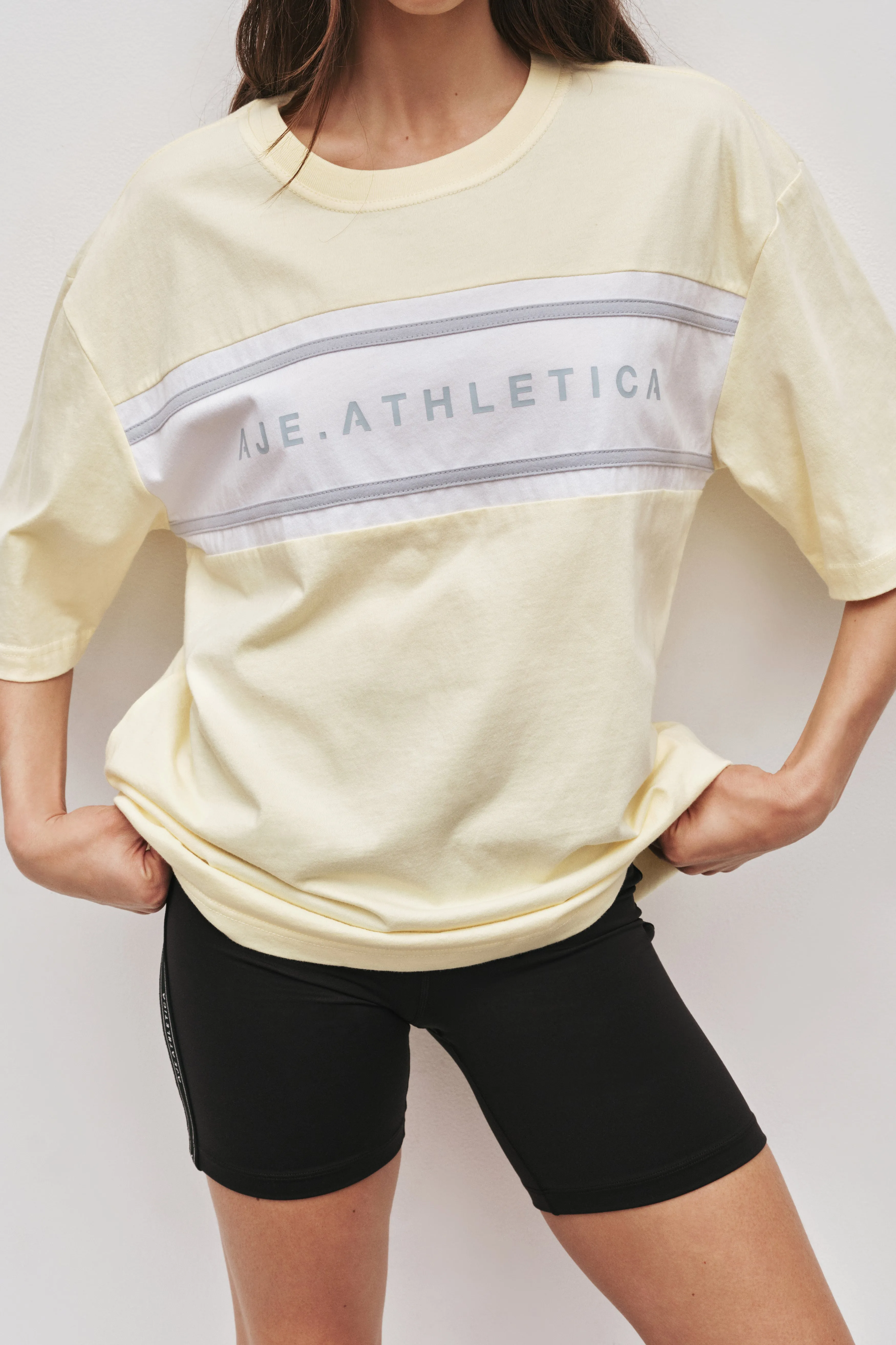 Contrast Logo Tee 102 sold by Aje product image thumbnail 4