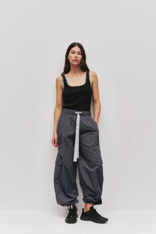 Belted Ripstop Pant 502 sold by Aje