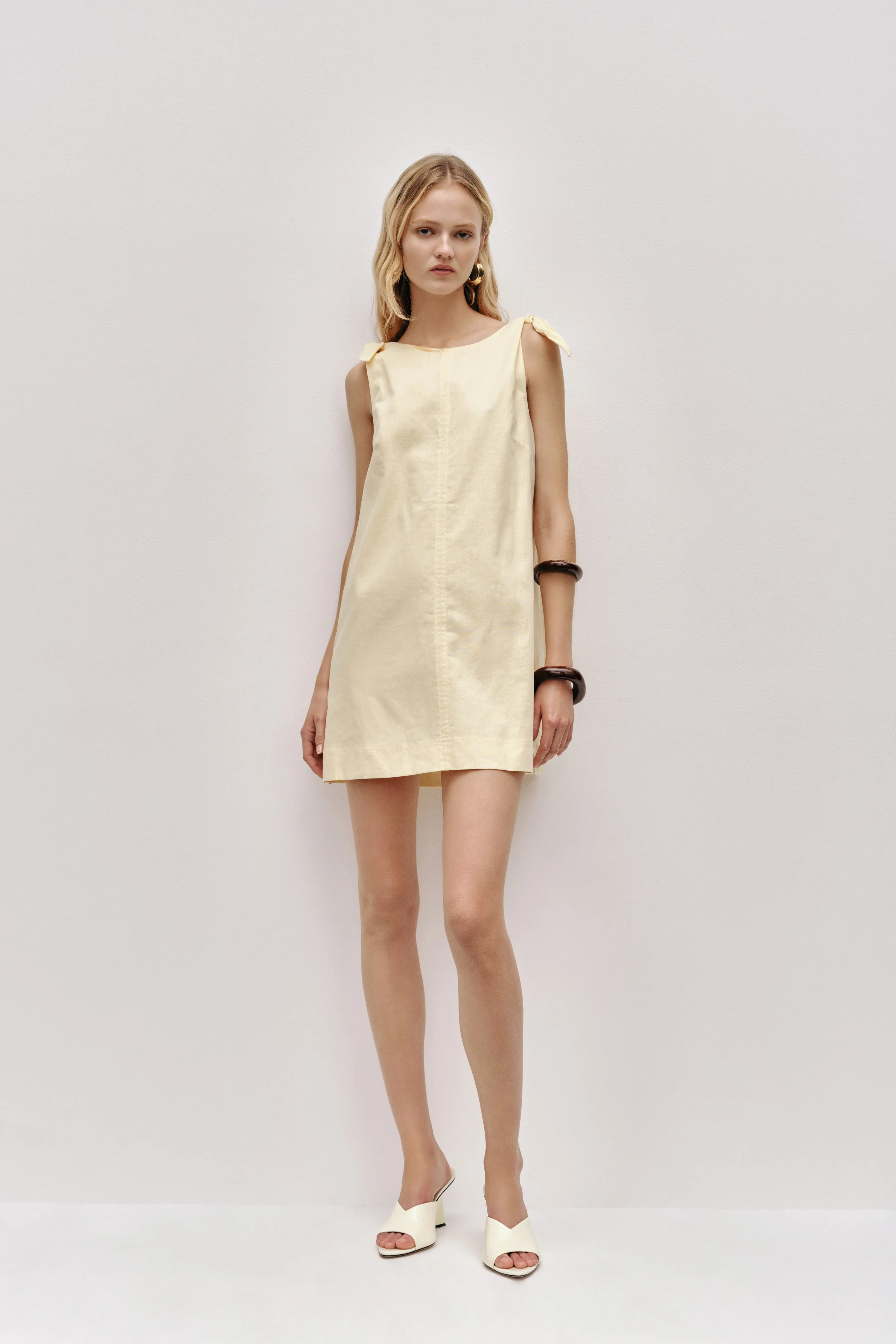 Dessie Tie Mini Dress sold by Aje