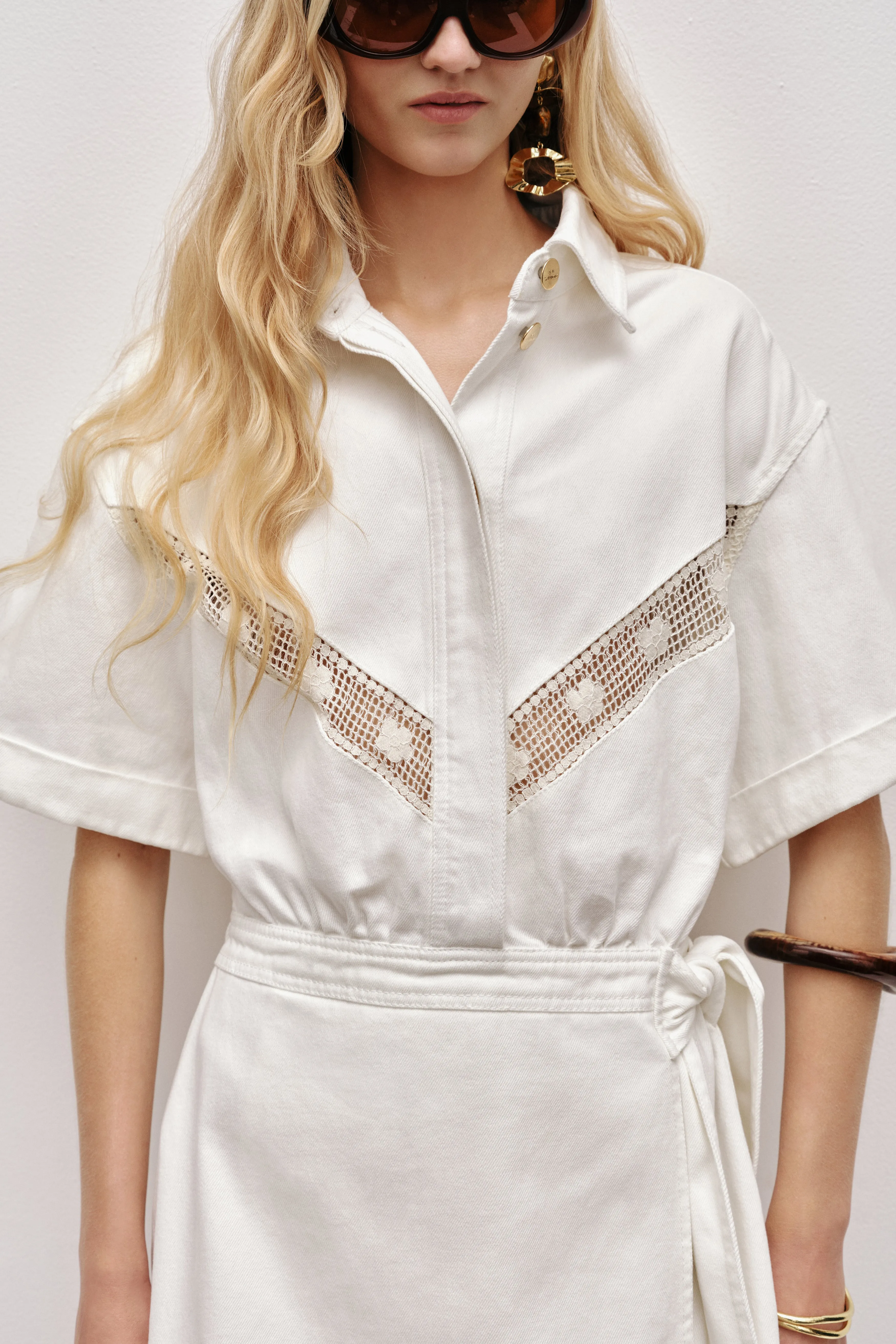 Mackay Mini Shirt Dress sold by Aje product image thumbnail 4