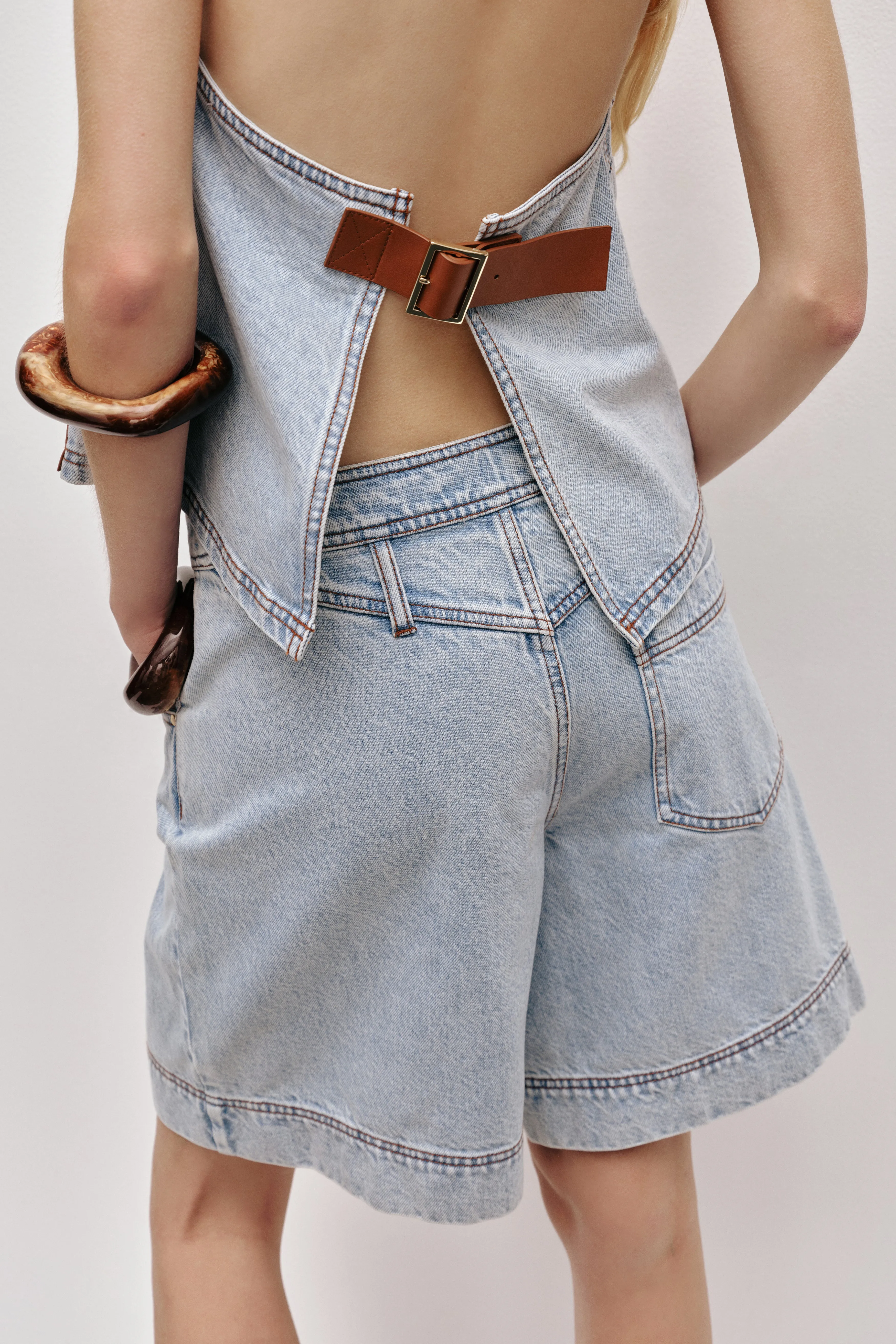 Flynn Denim Halter sold by Aje product image thumbnail 5