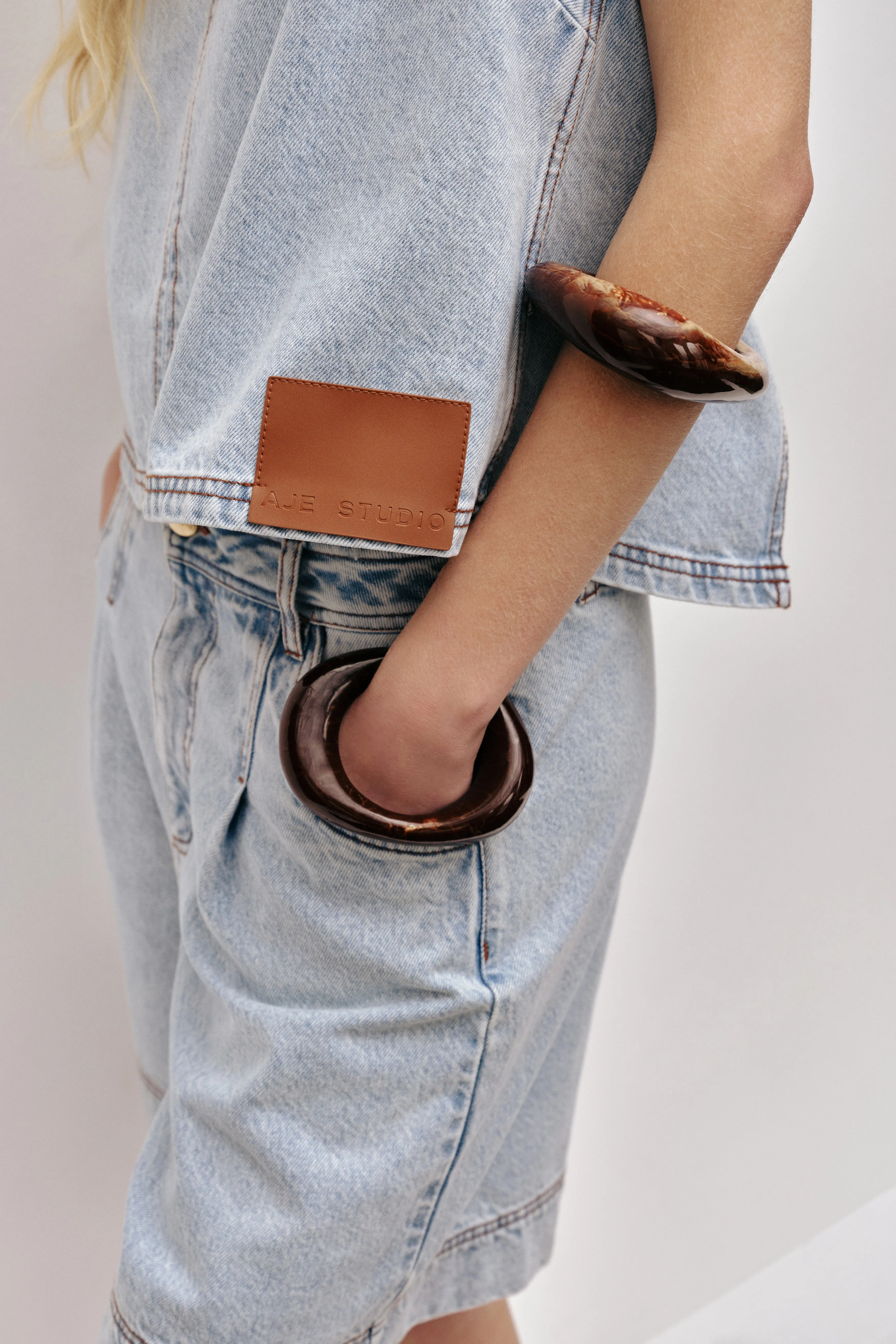 Flynn Denim Halter sold by Aje product image thumbnail 4