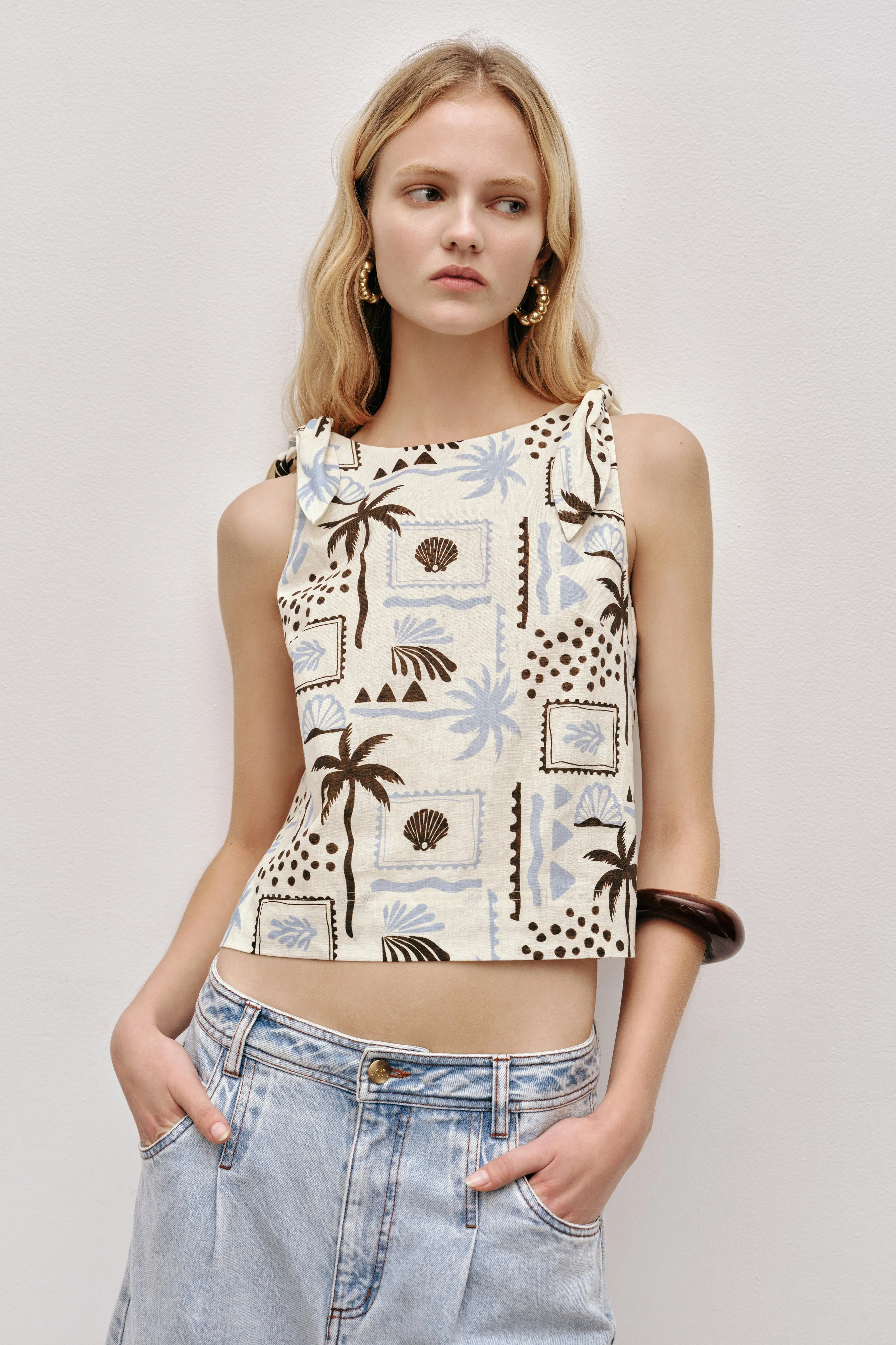 Dessie Tie Top sold by Aje product image thumbnail 3