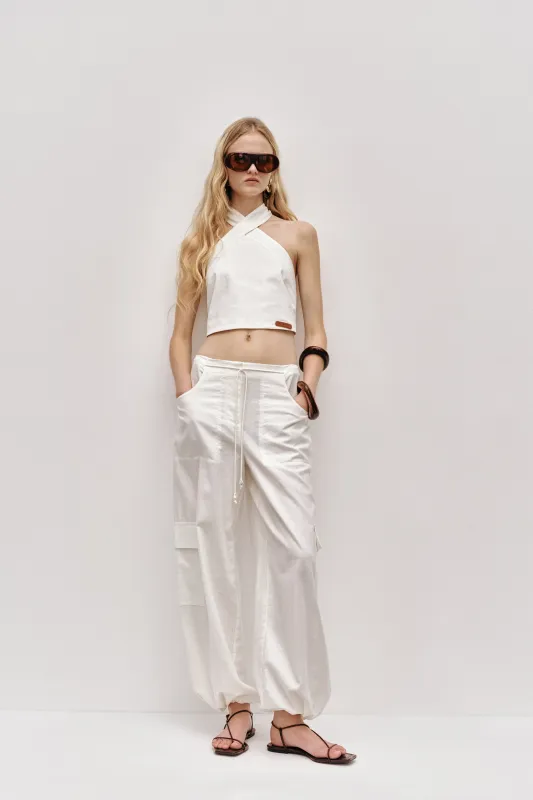 Dessie Tie Back Halter sold by Aje