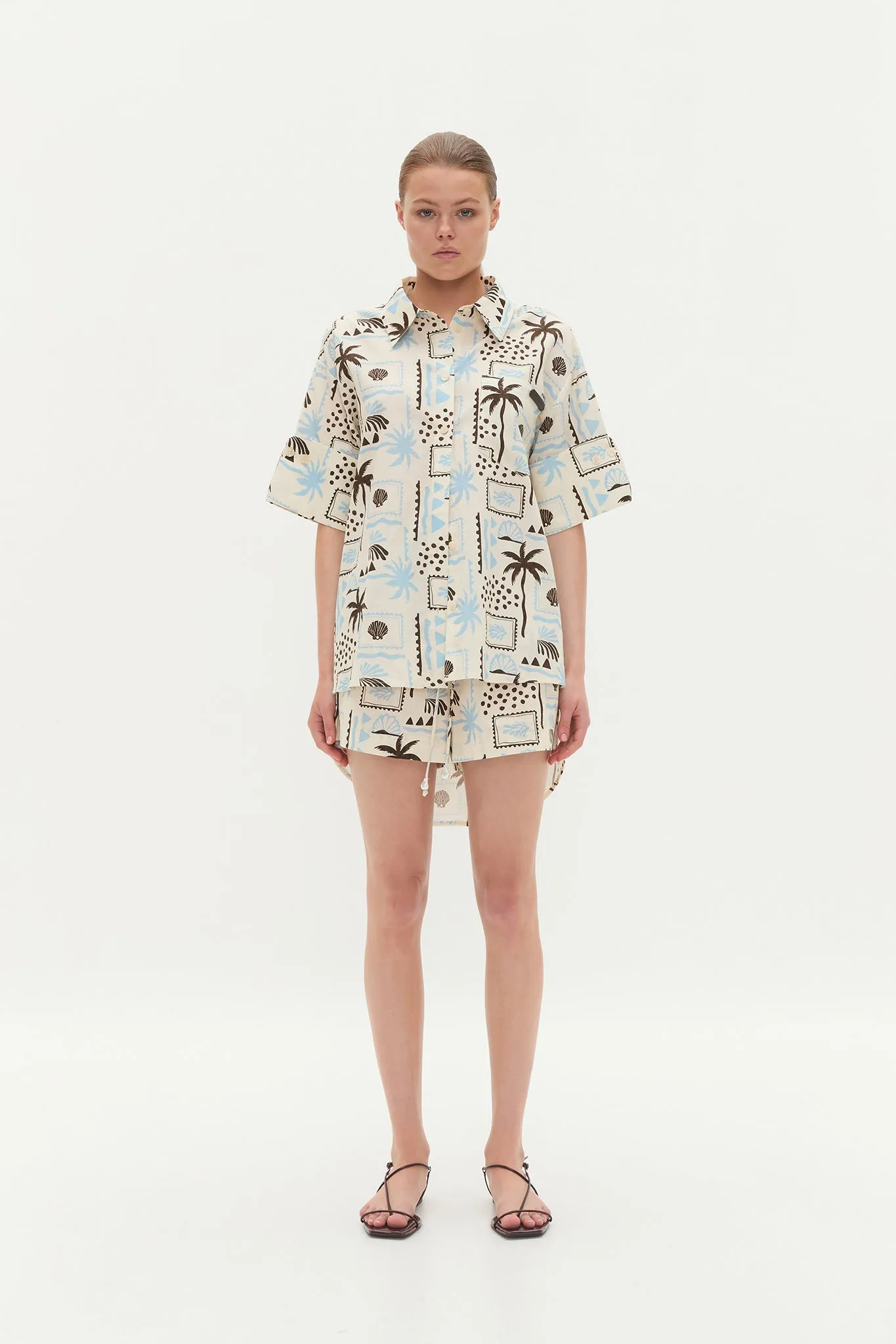 Dessie Oversized Shirt sold by Aje