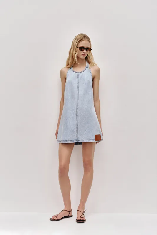 Flynn Halter Mini Dress sold by Aje