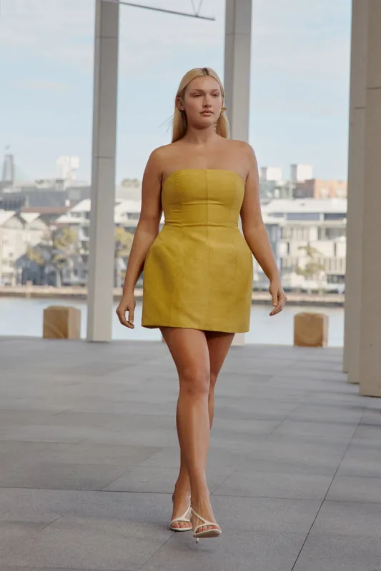 Baret Strapless Mini Dress sold by Aje