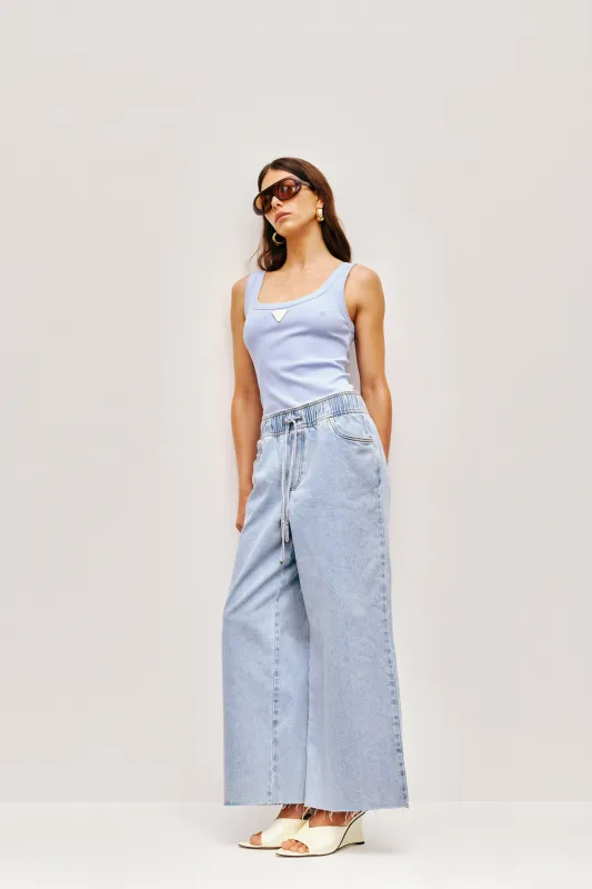 Cowrie Scoop Tank sold by Aje