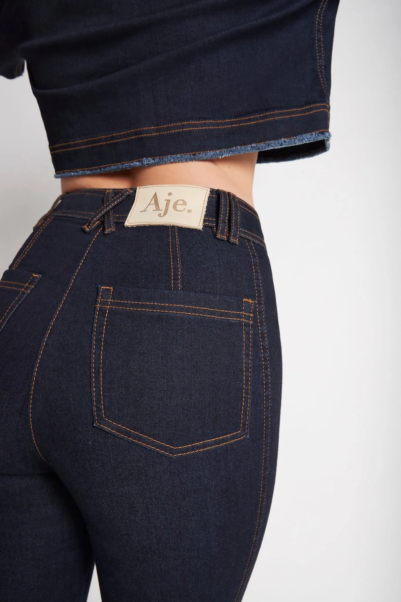 Sagrada Drawstring Denim Pant sold by Aje product image thumbnail 4