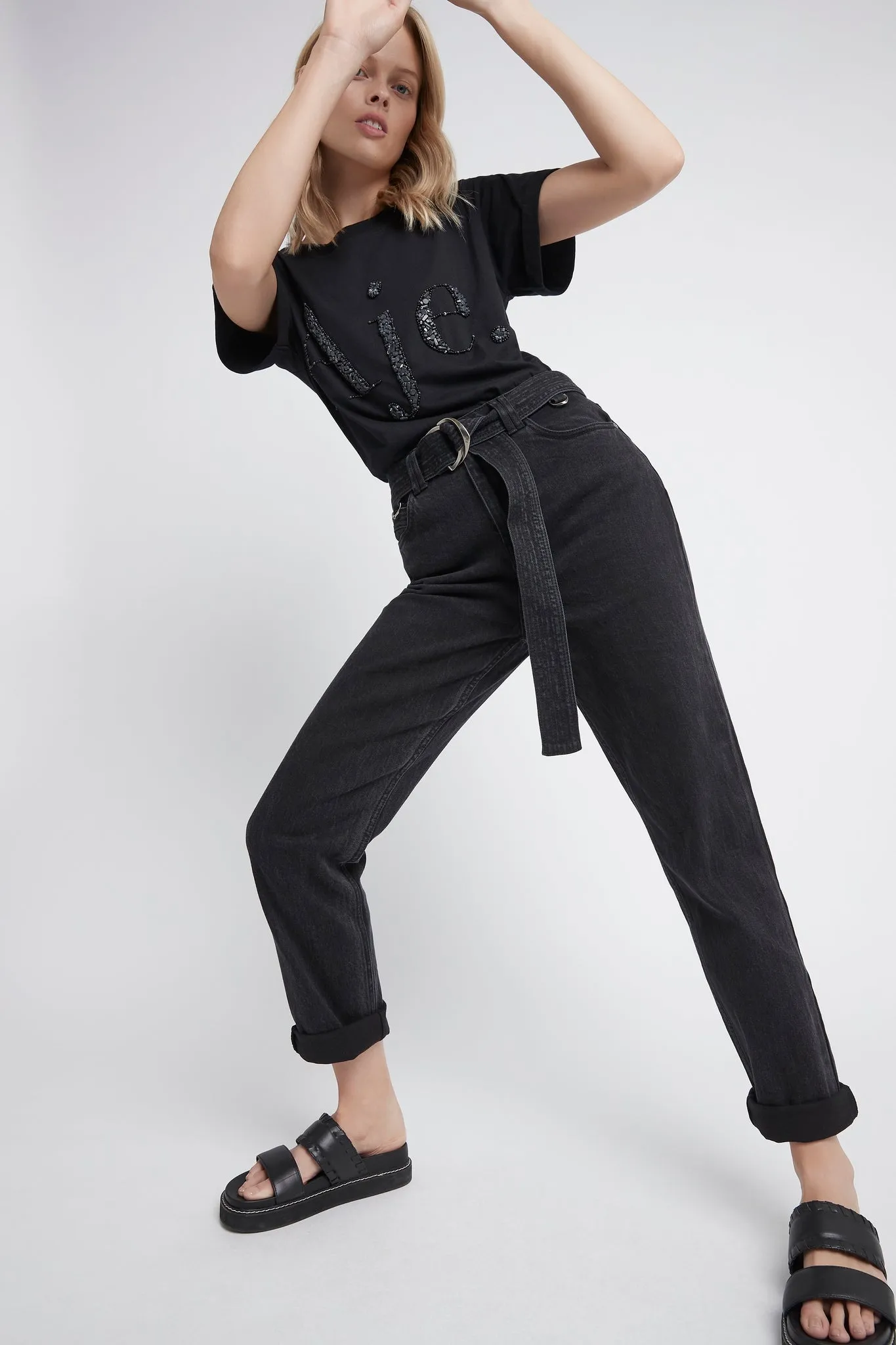 Jimi Denim Belted Jean sold by Aje product image thumbnail 3