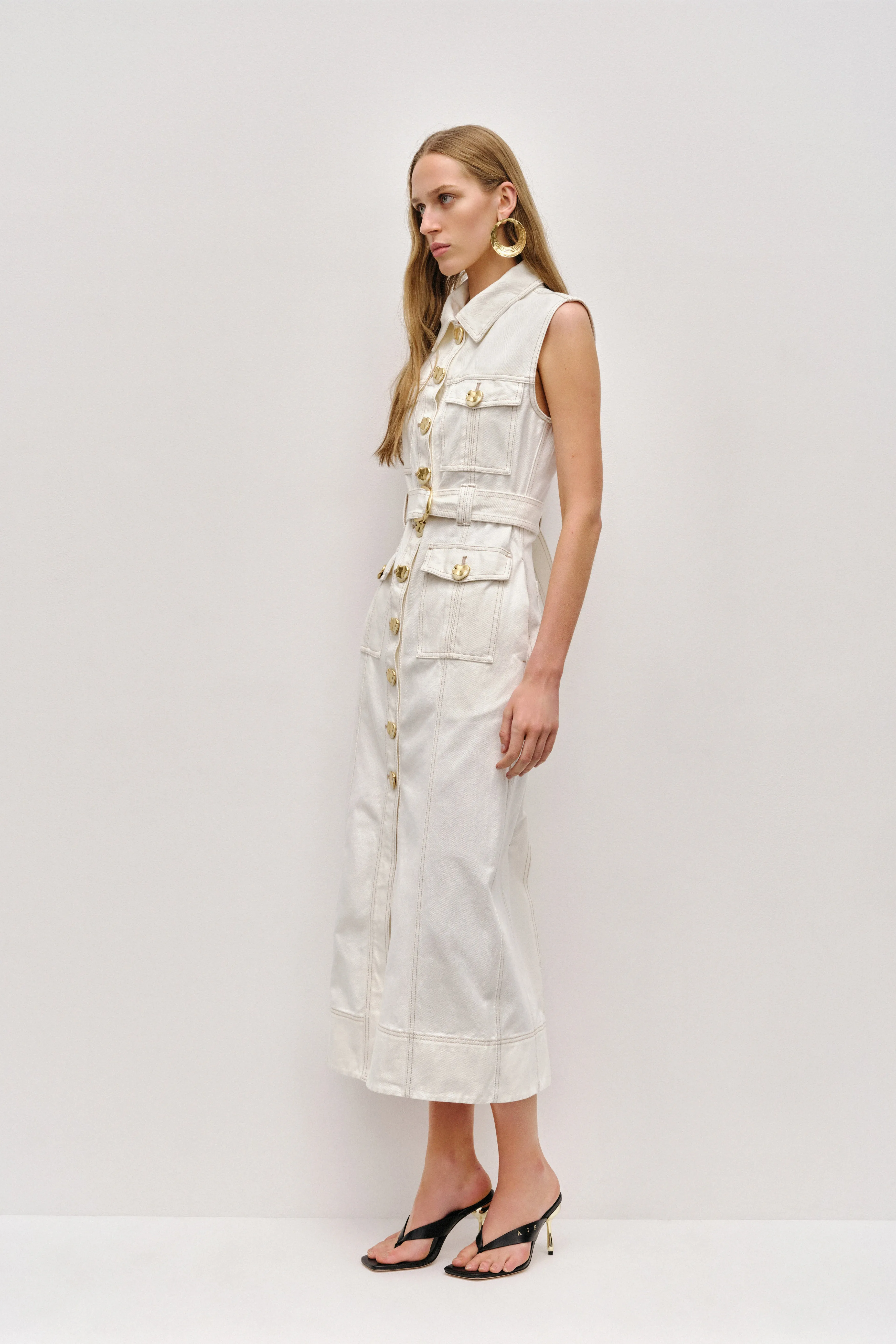 Ivy Denim Midi Dress sold by Aje product image thumbnail 5