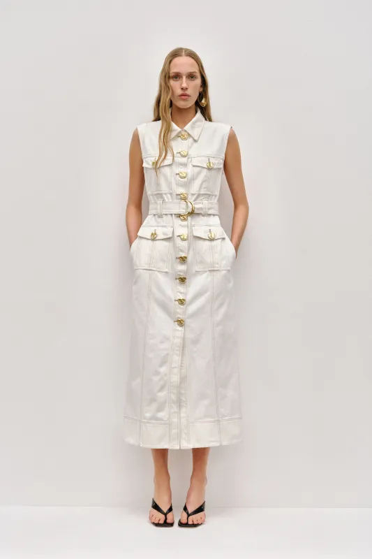 Ivy Denim Midi Dress sold by Aje