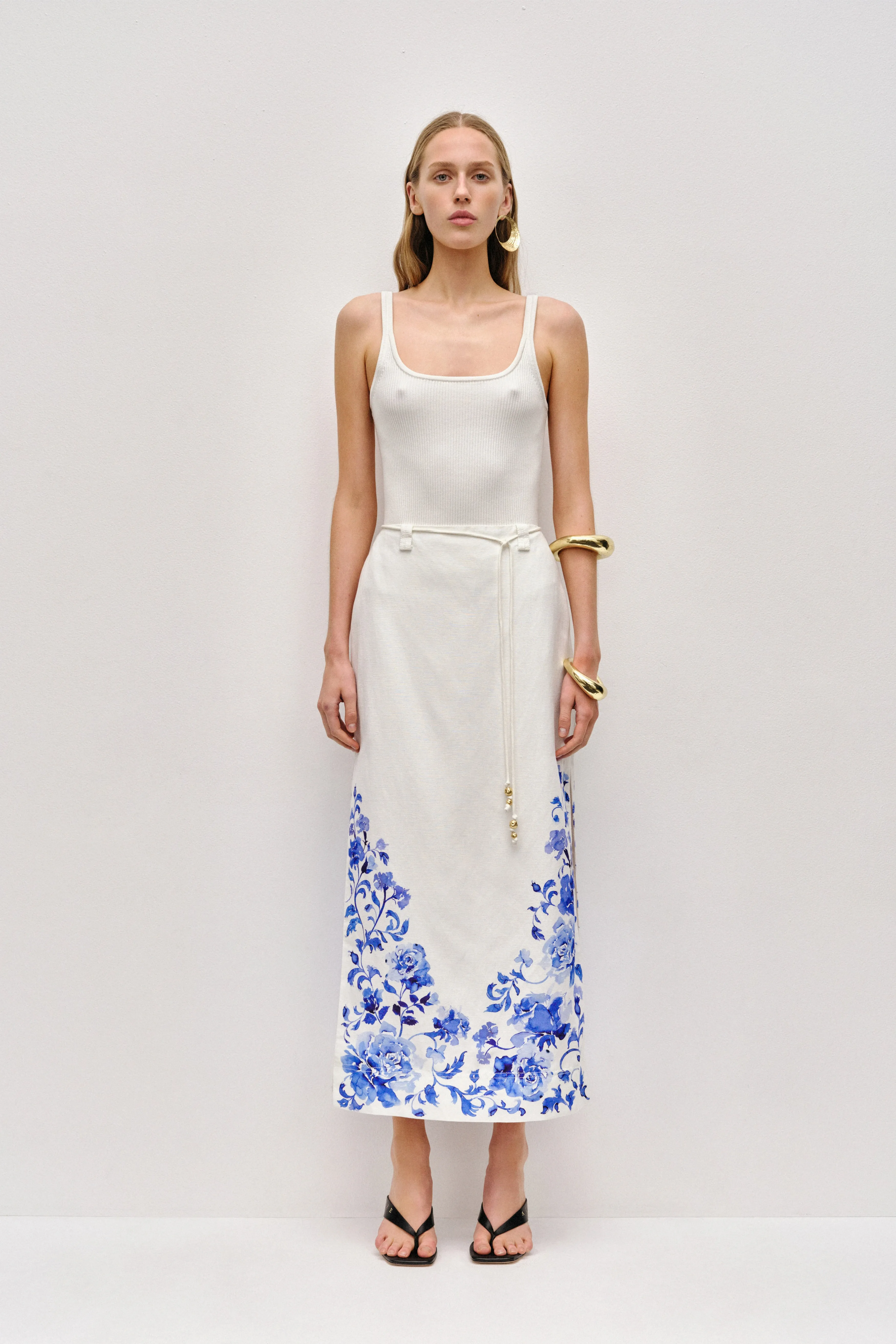 Layla Midi Skirt sold by Aje product image thumbnail 4