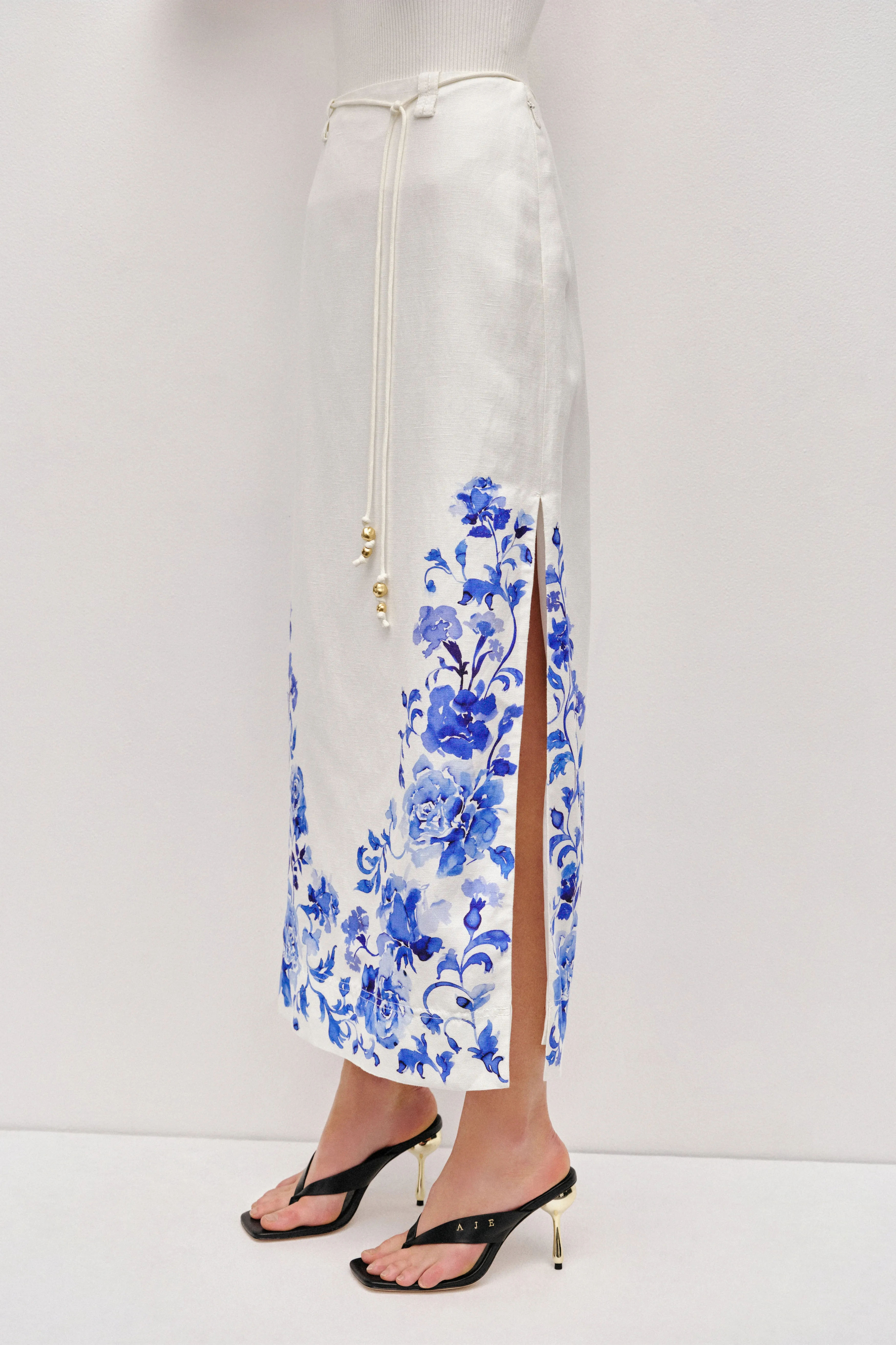 Layla Midi Skirt sold by Aje product image thumbnail 3
