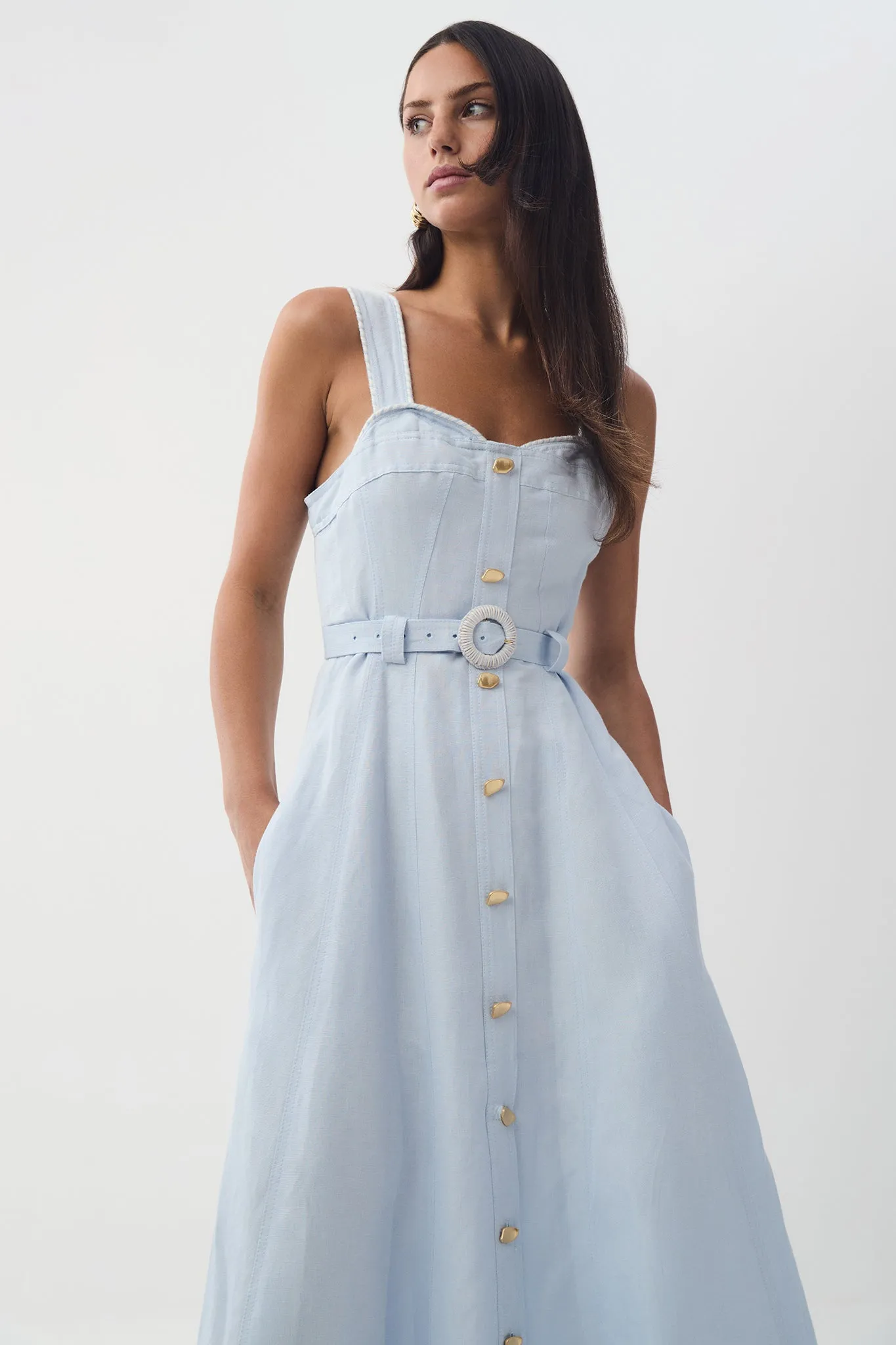 Celeste Utility Midi Dress sold by Aje product image thumbnail 3